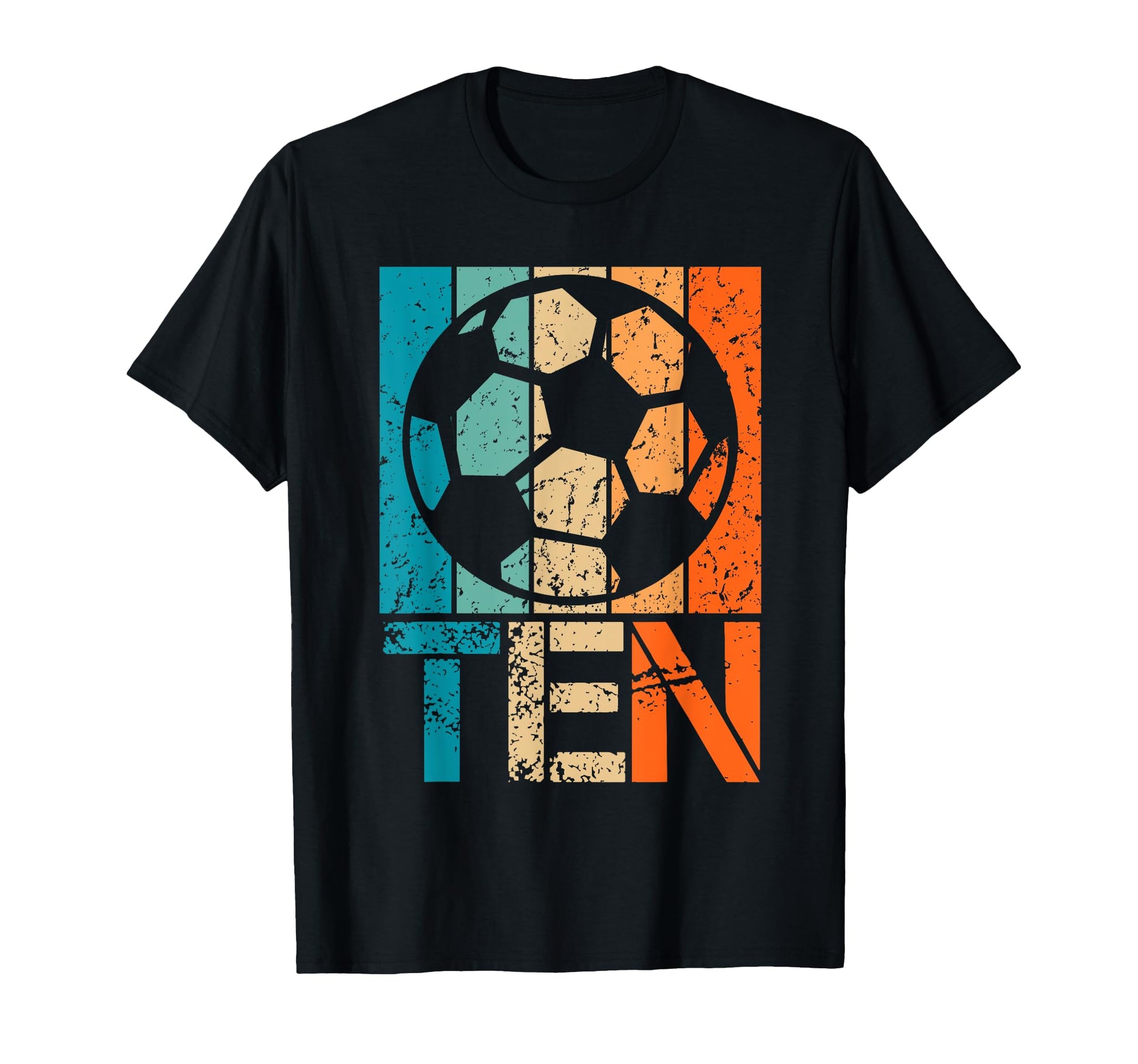 10Th Soccer Birthday 10 Year Old 10Yr T-Shirt - Trendy Graphic for Adults - T-Shirt, Sweatshirt, Hoodie