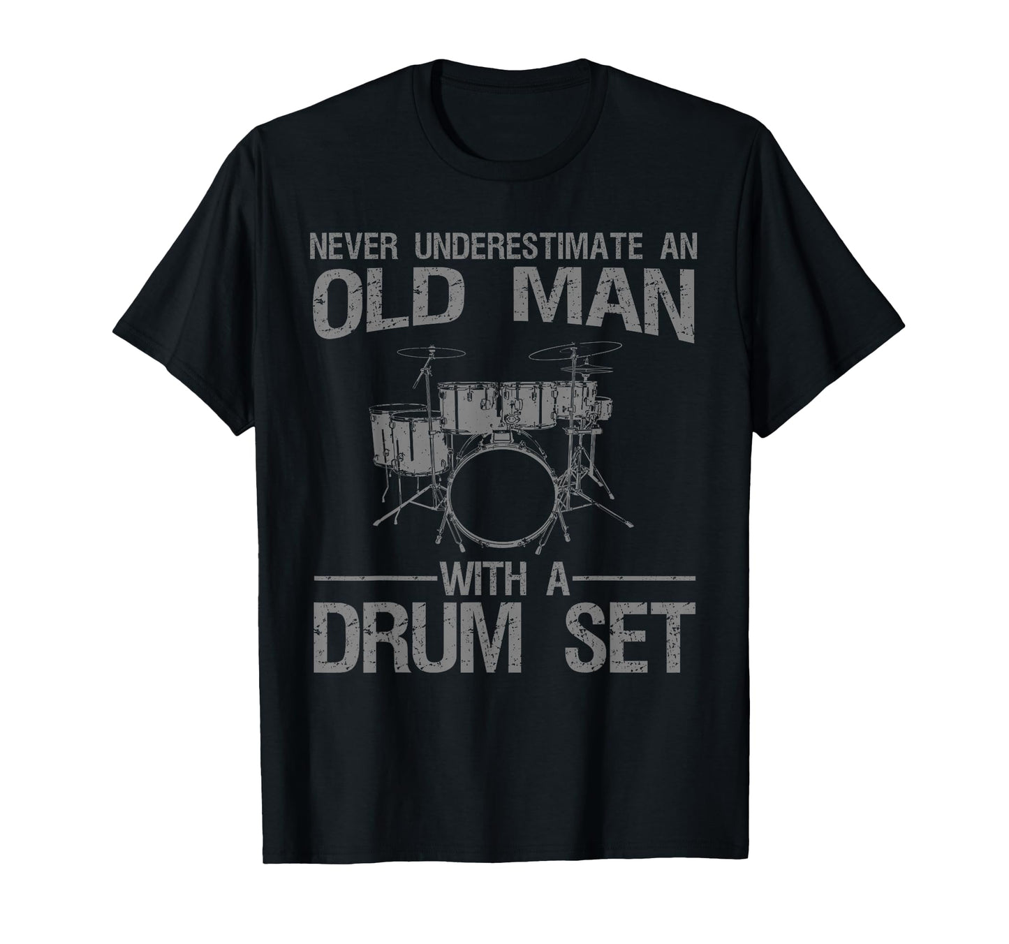 Funny Drummer Art Grandpa Drumline T-Shirt - Graphic Print for Adults - T-Shirt, Sweatshirt, Hoodie
