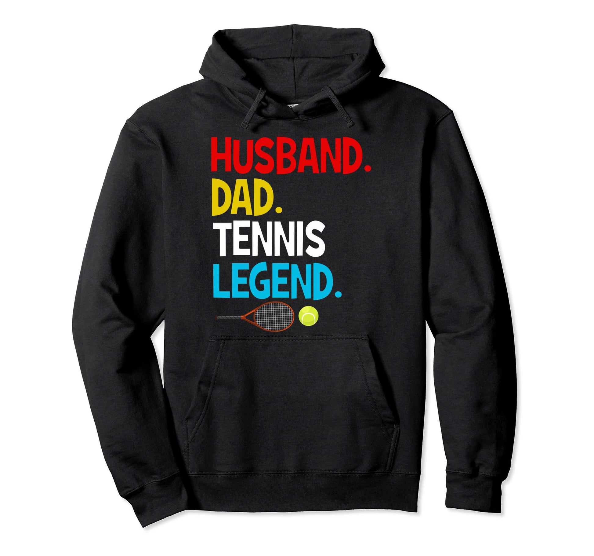 Tennis Players Tennis Fans Husband Dad Hoodie - Minimalist Print Men Women - T-Shirt, Sweatshirt, Hoodie