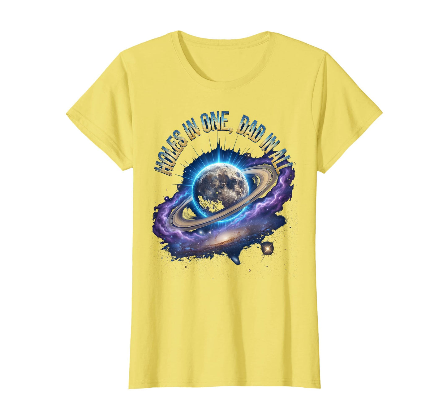 Holes One Dad All Golf Dad T-Shirt - Graphic Print Men Women - T-Shirt, Sweatshirt, Hoodie