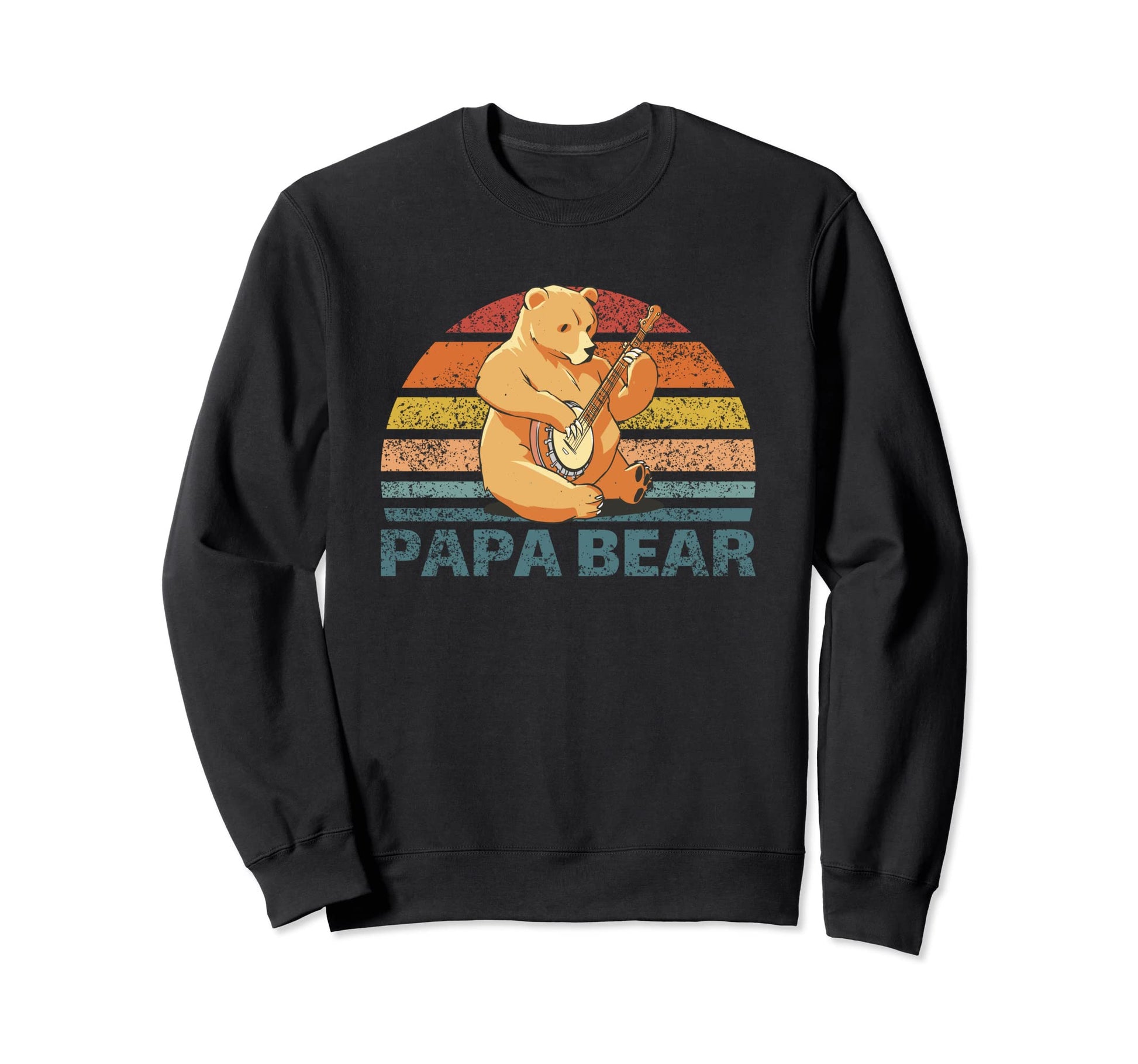 Papabear Fathers Day Best Dad Plays Sweatshirt - Graphic Print for Adults - T-Shirt, Sweatshirt, Hoodie