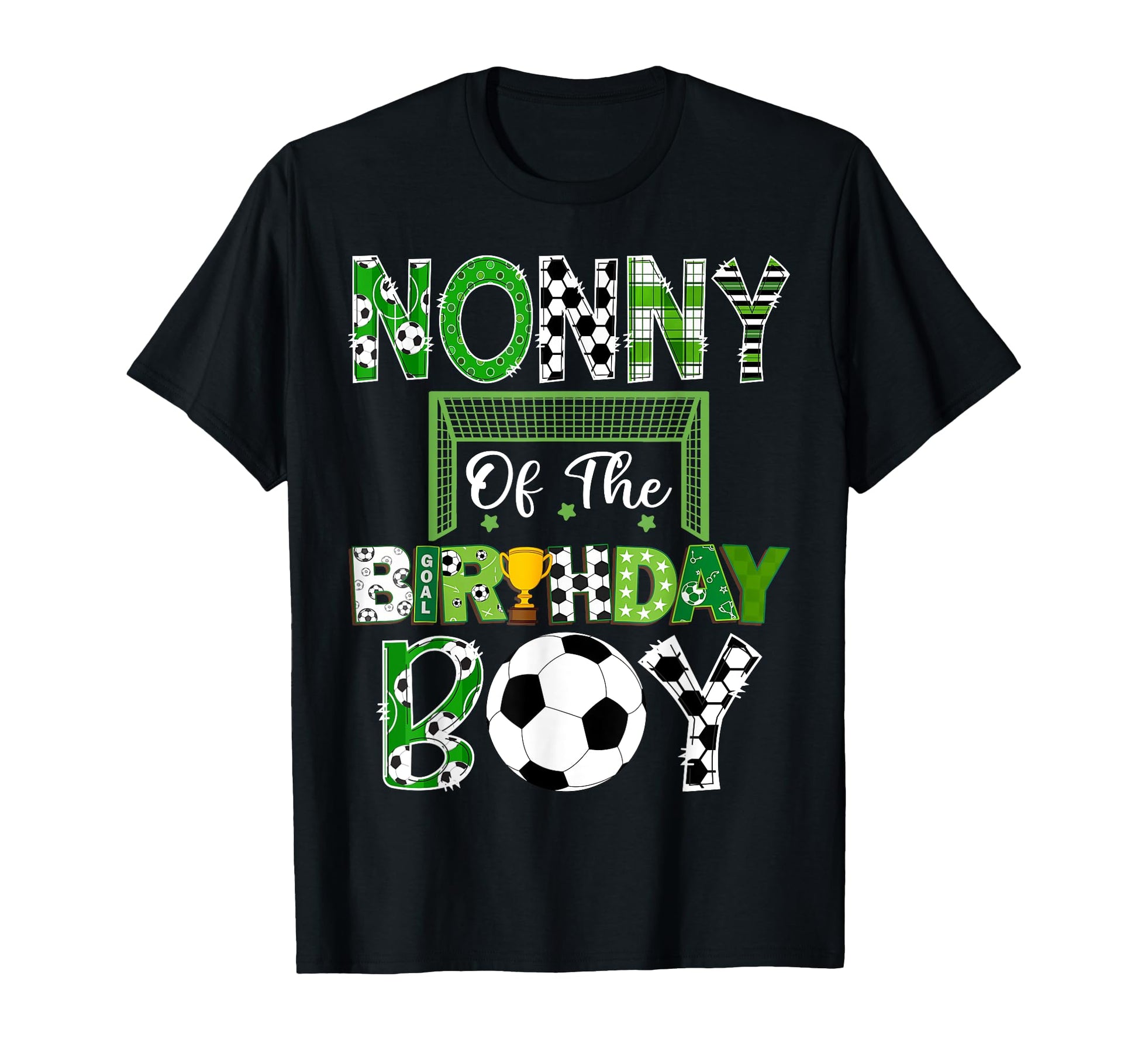 Nonny Birthday Soccer Lover Game Day T-Shirt - Aesthetic Graphic for Adults - T-Shirt, Sweatshirt, Hoodie
