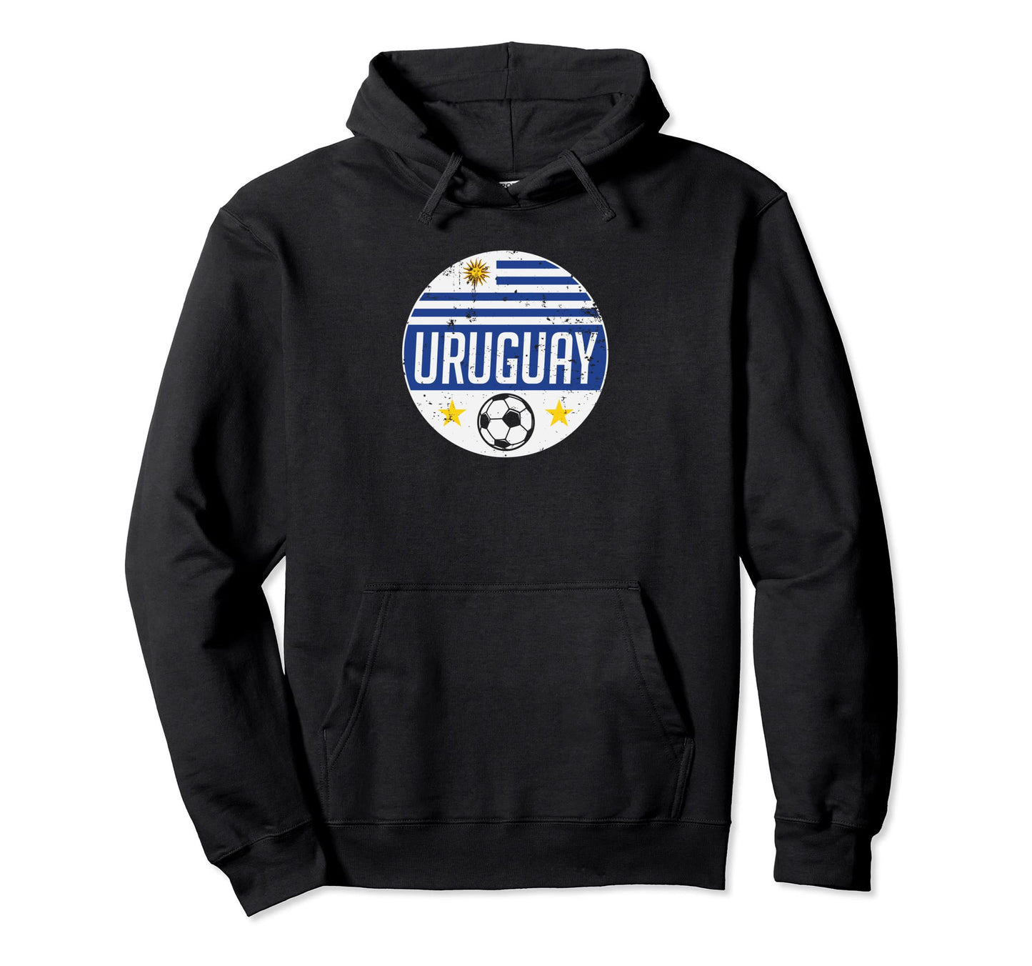 Uruguay Flag Soccer Team Supporter Hoodie - Unique Graphic for Adults - T-Shirt, Sweatshirt, Hoodie