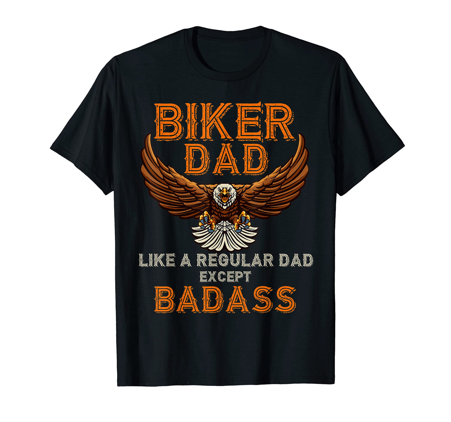 Mens Funny Biker Dad Badass T-Shirt - Aesthetic Graphic for Adults - T-Shirt, Sweatshirt, Hoodie