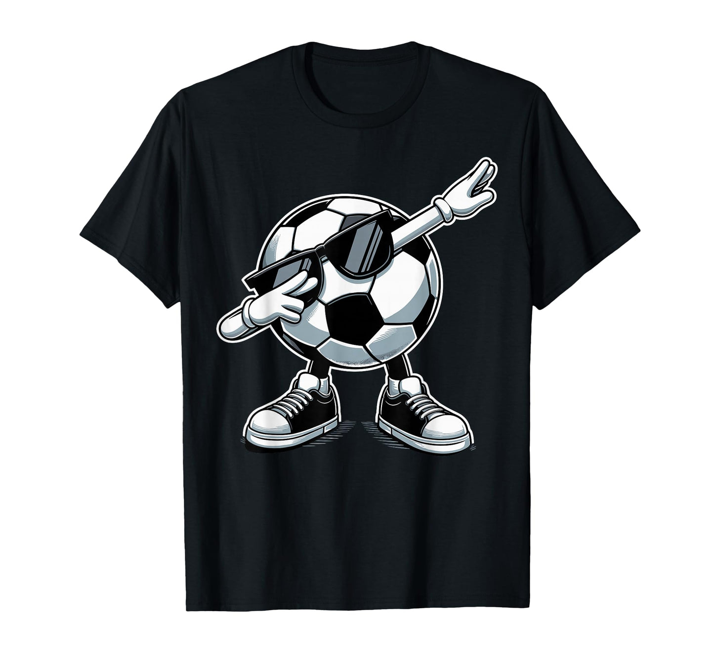 Funny Dabbing Dab Soccer Player T-Shirt - Fun Novelty Design for Adults - T-Shirt, Sweatshirt, Hoodie