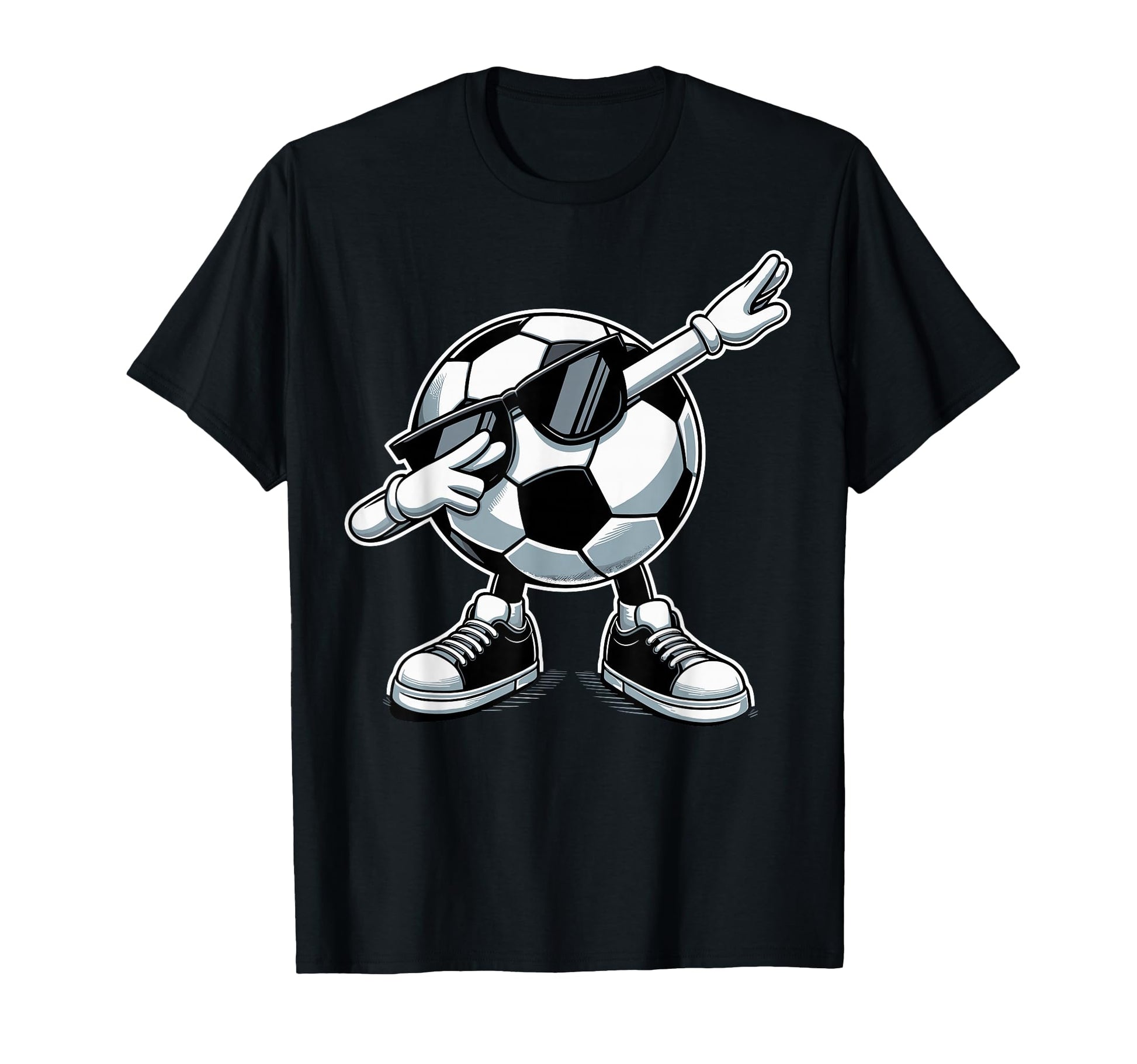 Funny Dabbing Dab Soccer Player T-Shirt - Fun Novelty Design for Adults - T-Shirt, Sweatshirt, Hoodie