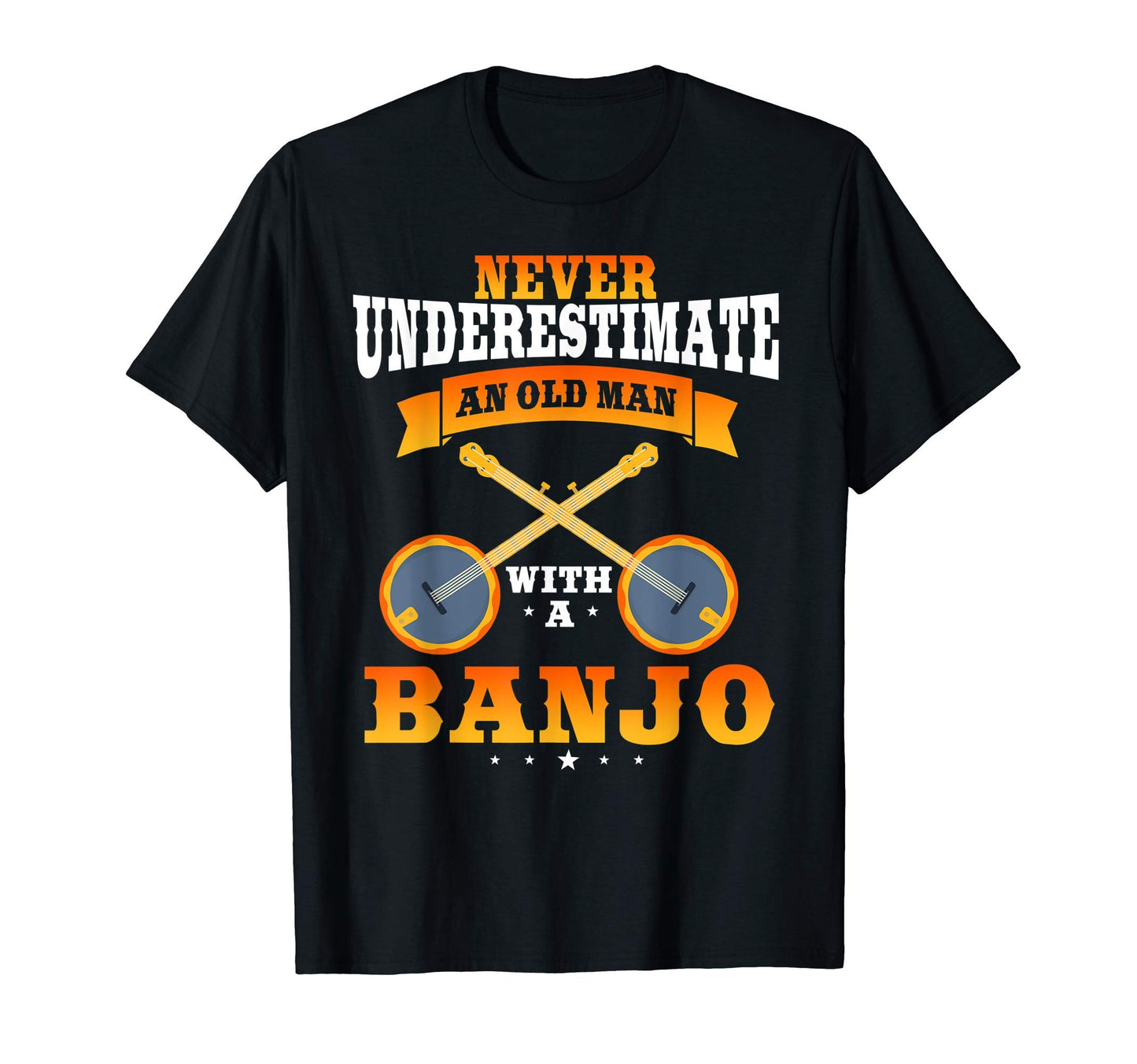 Mens Funny Banjo Gift Bluegrass T-Shirt - Novelty Apparel Men Women - T-Shirt, Sweatshirt, Hoodie