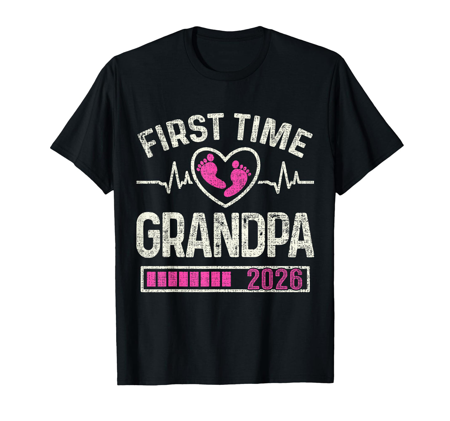 Mens First Time Grandpa 2026 T-Shirt - Streetwear Style Men Women - T-Shirt, Sweatshirt, Hoodie