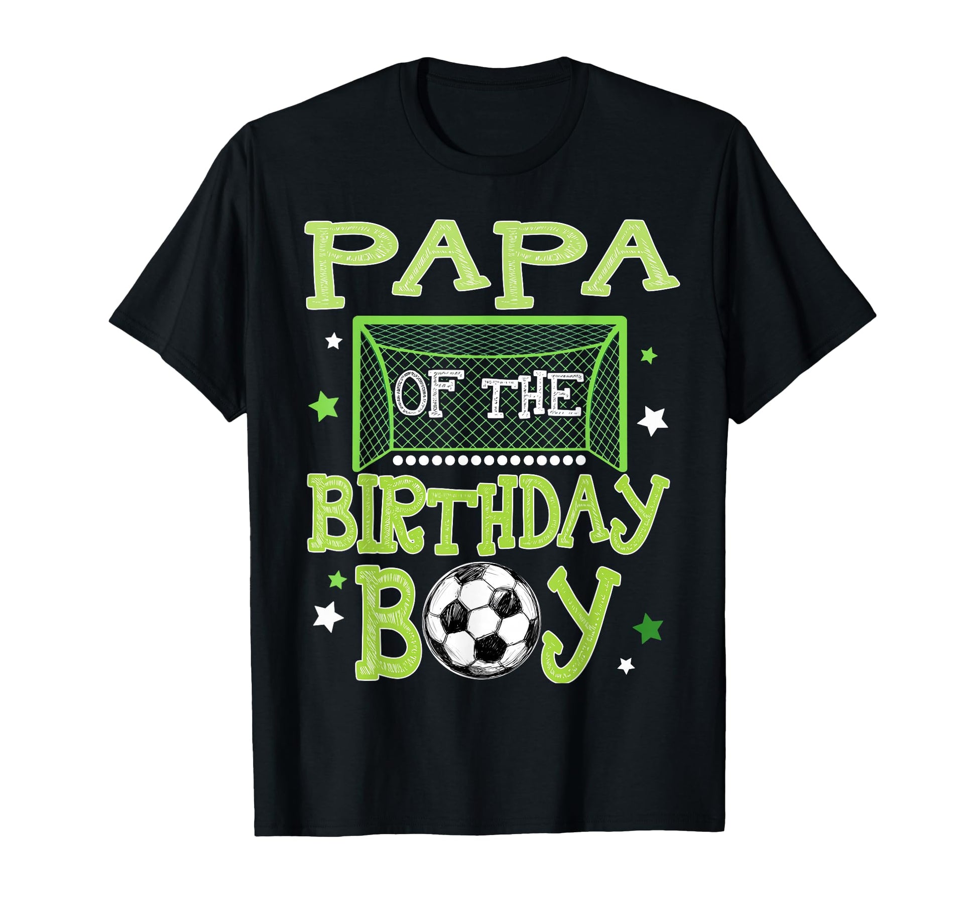 Papa Birthday Soccer Family Matching T-Shirt - Novelty Apparel for Adults - T-Shirt, Sweatshirt, Hoodie