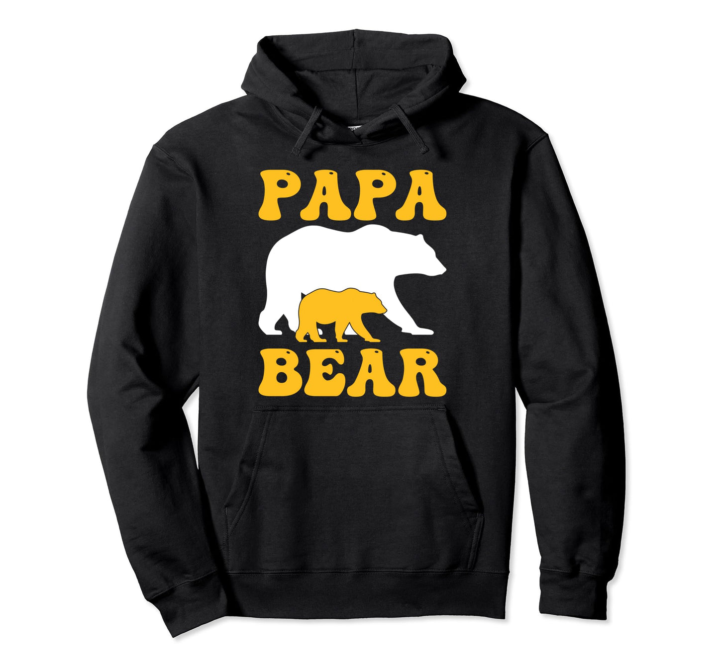 Childhood Cancer Awareness Papa Bear Hoodie - Custom Art Print Men Women - T-Shirt, Sweatshirt, Hoodie