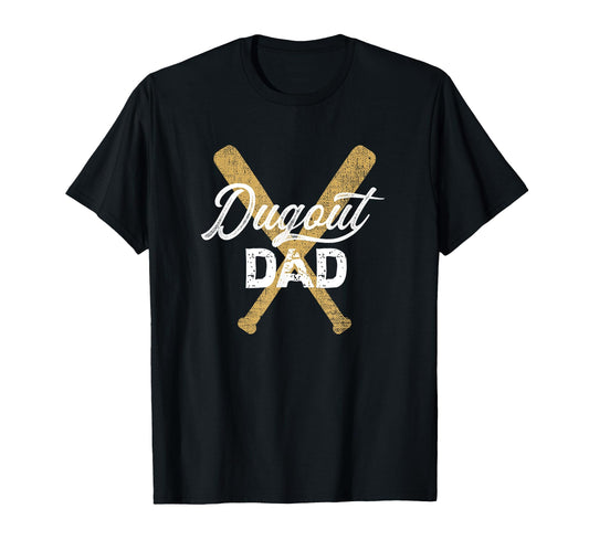 Baseball Dugout Dad Baseball Bats T-Shirt - Unique Graphic for Adults - T-Shirt, Sweatshirt, Hoodie