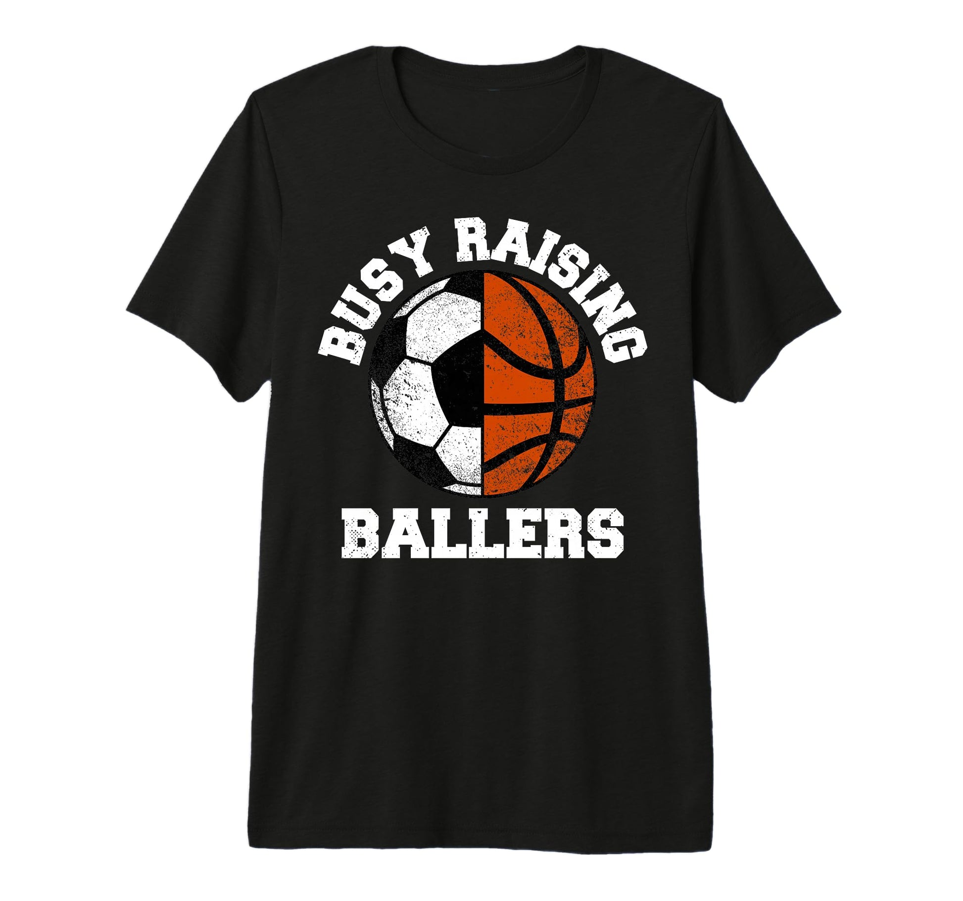 Busy Raising Ballers Funny Soccer T-Shirt - Unique Graphic Men Women - T-Shirt, Sweatshirt, Hoodie