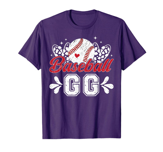 Baseball Gg Grandma Gg Baseball Player Gg T-Shirt - Trendy Graphic Unisex - T-Shirt, Sweatshirt, Hoodie