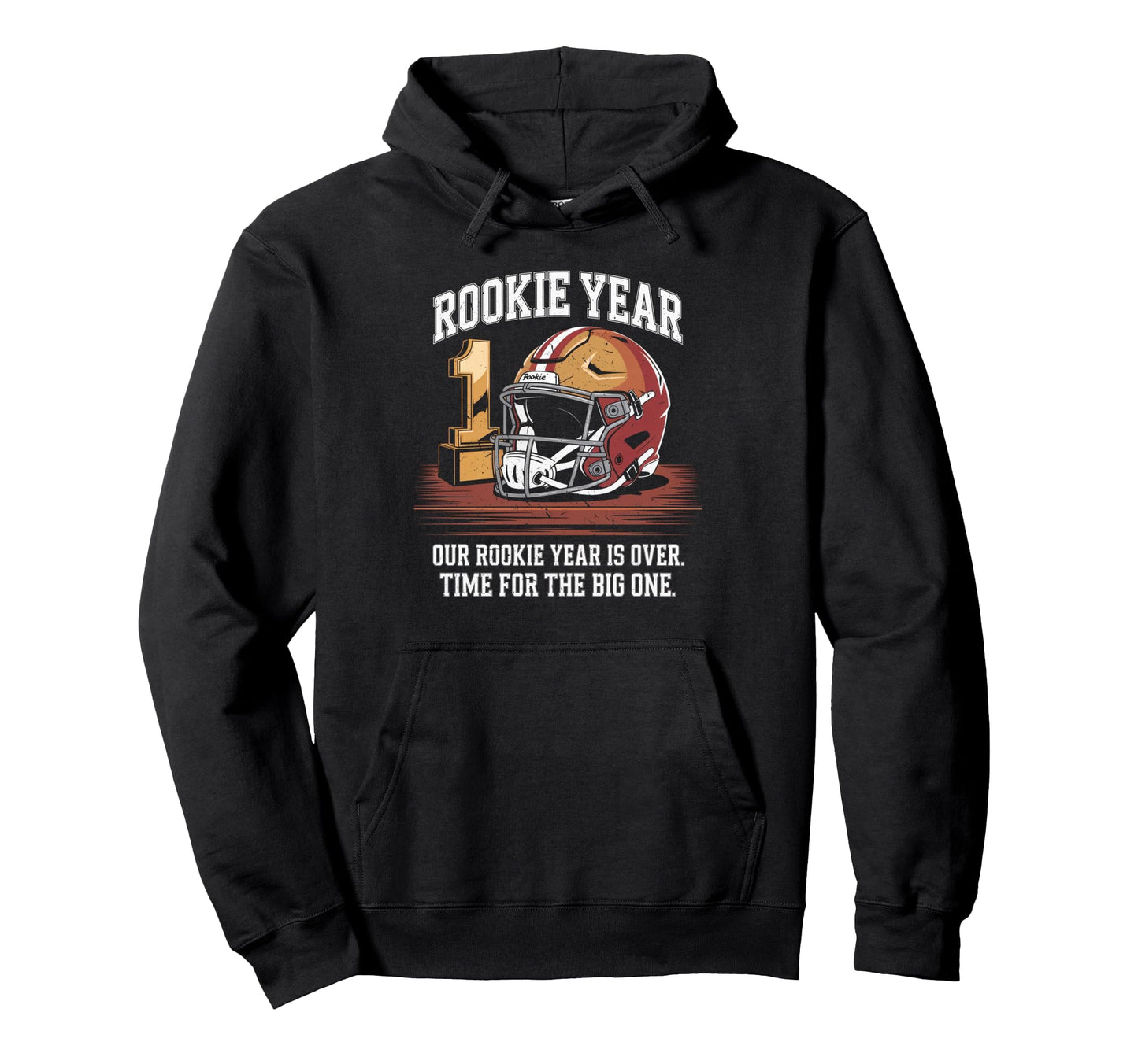 Rookie 1St Year Funny First Birthday Hoodie - Aesthetic Graphic Men Women - T-Shirt, Sweatshirt, Hoodie