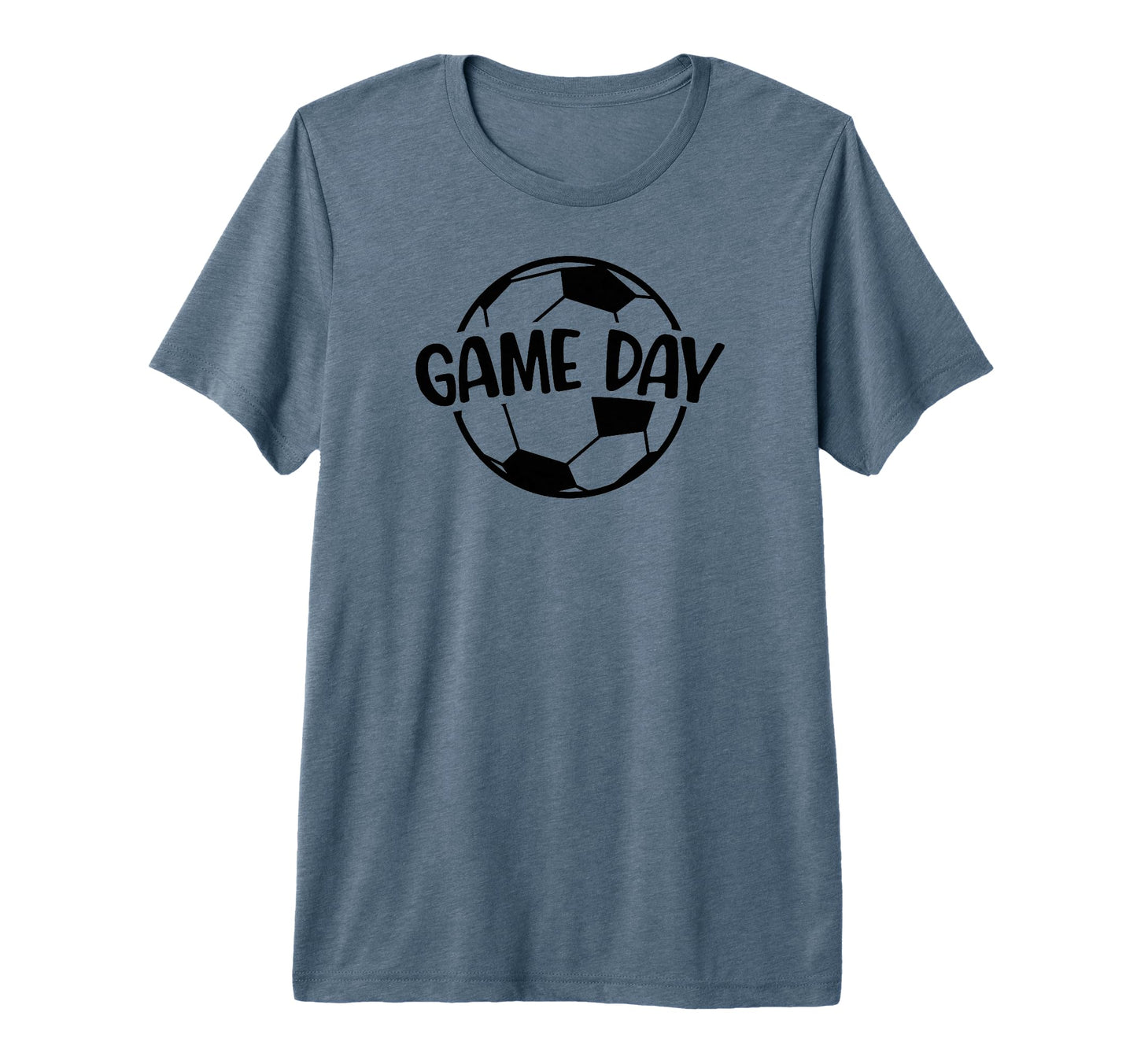 Soccer Game Day Ball Game Day Soccer Tri T-Shirt - Novelty Apparel Unisex - T-Shirt, Sweatshirt, Hoodie