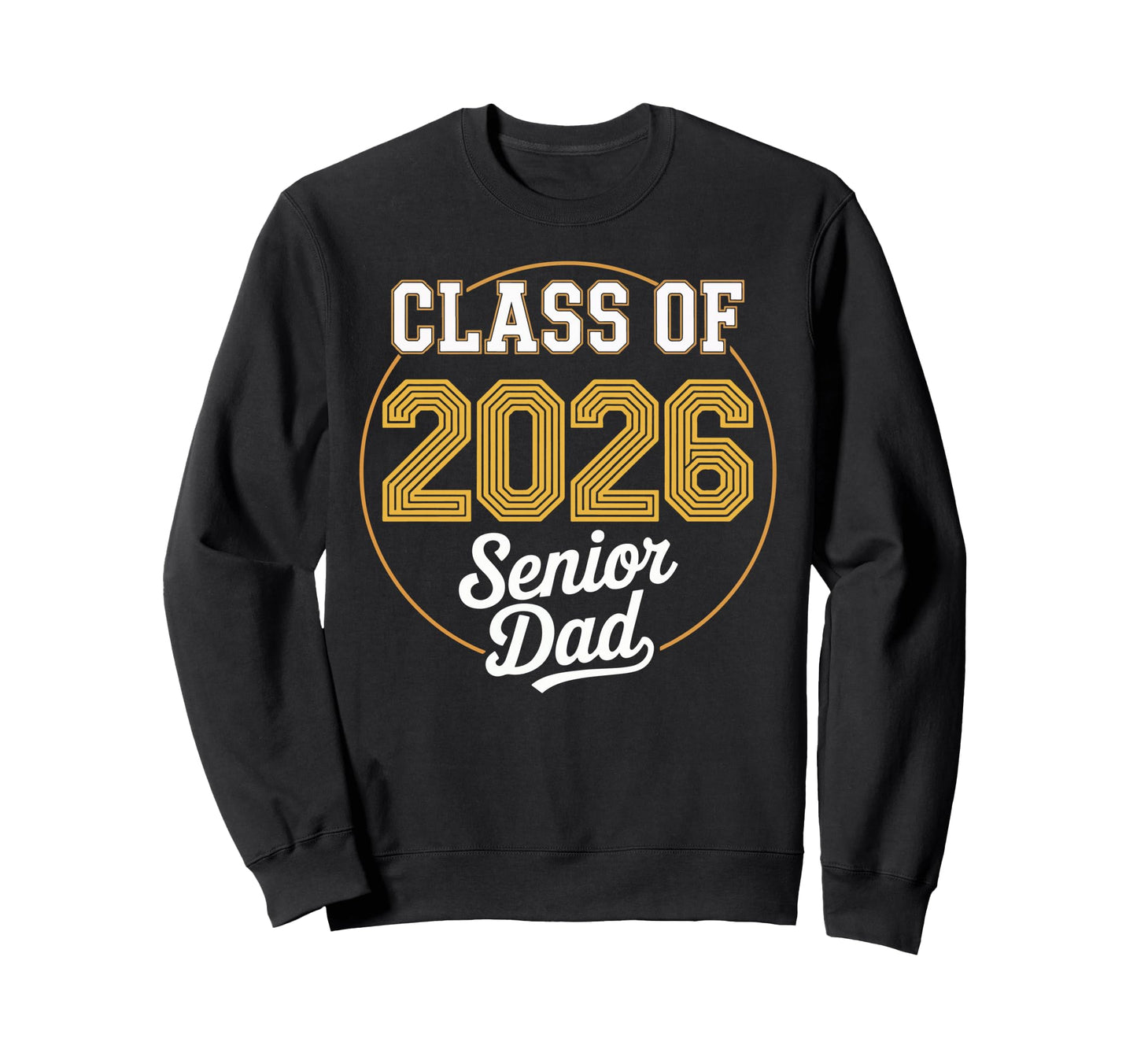Senior Dad Class 2026 Purple Graduation Sweatshirt - Graphic Print Unisex - T-Shirt, Sweatshirt, Hoodie