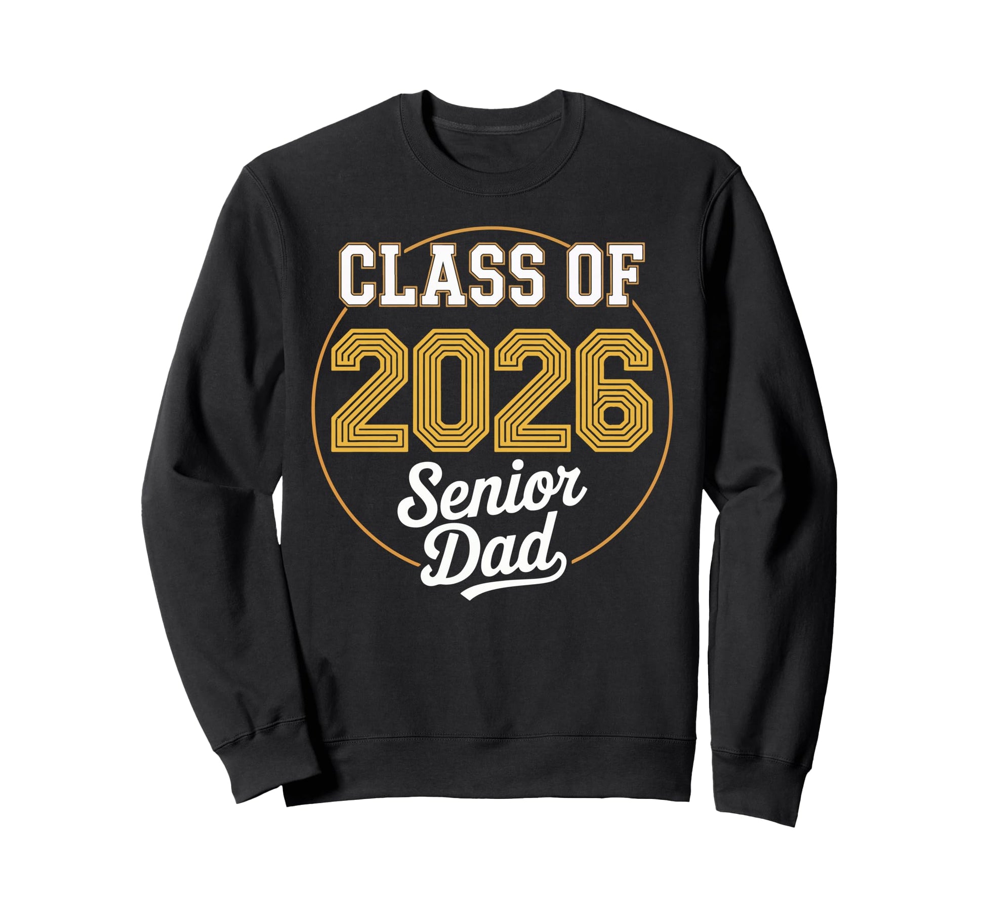 Senior Dad Class 2026 Purple Graduation Sweatshirt - Graphic Print Unisex - T-Shirt, Sweatshirt, Hoodie