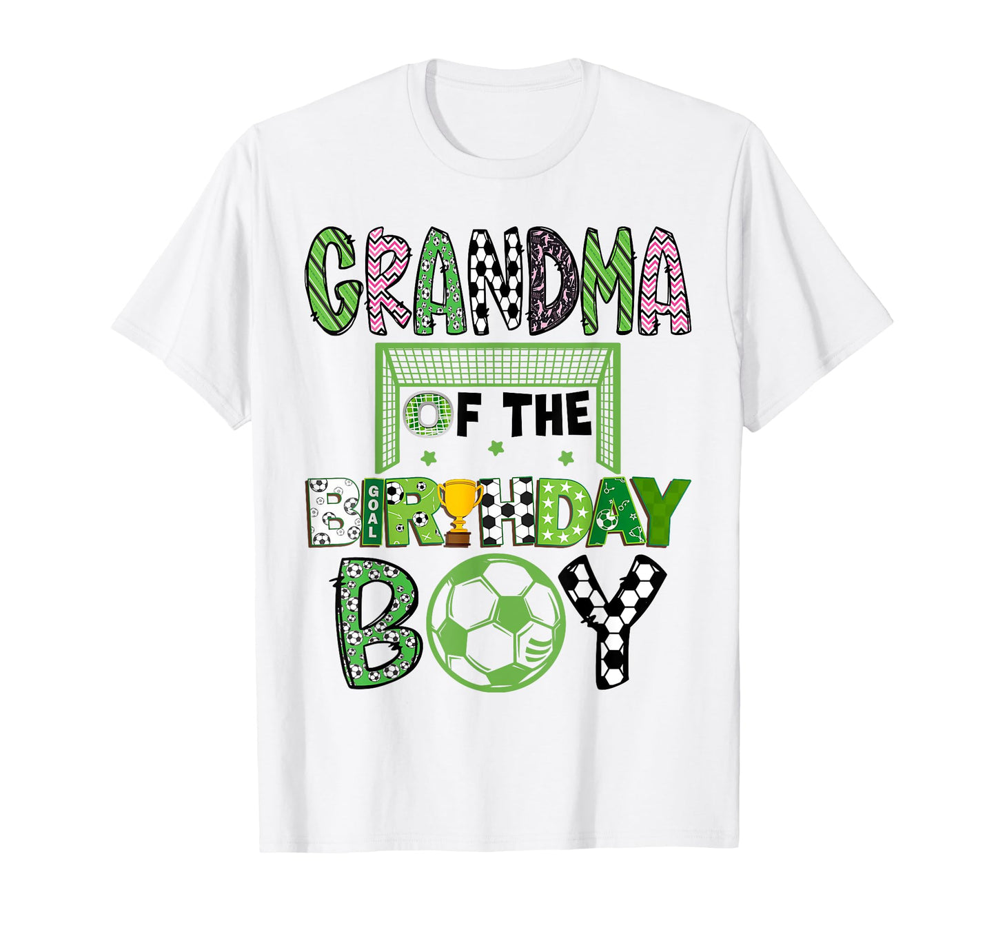 Grandma Birthday Soccer Lover Party T-Shirt - Custom Art Print for Adults - T-Shirt, Sweatshirt, Hoodie