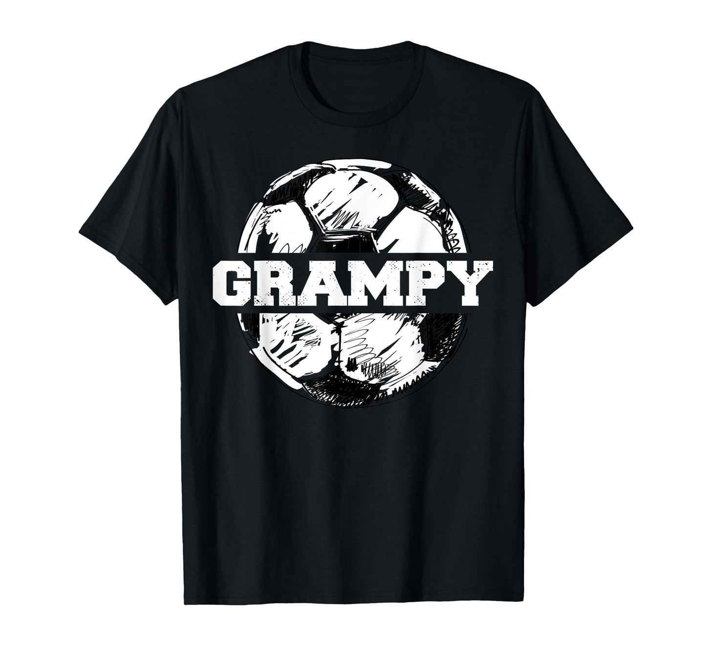 Soccer Grampy Soccer Ball Split Funny T-Shirt - Unique Graphic Unisex - T-Shirt, Sweatshirt, Hoodie