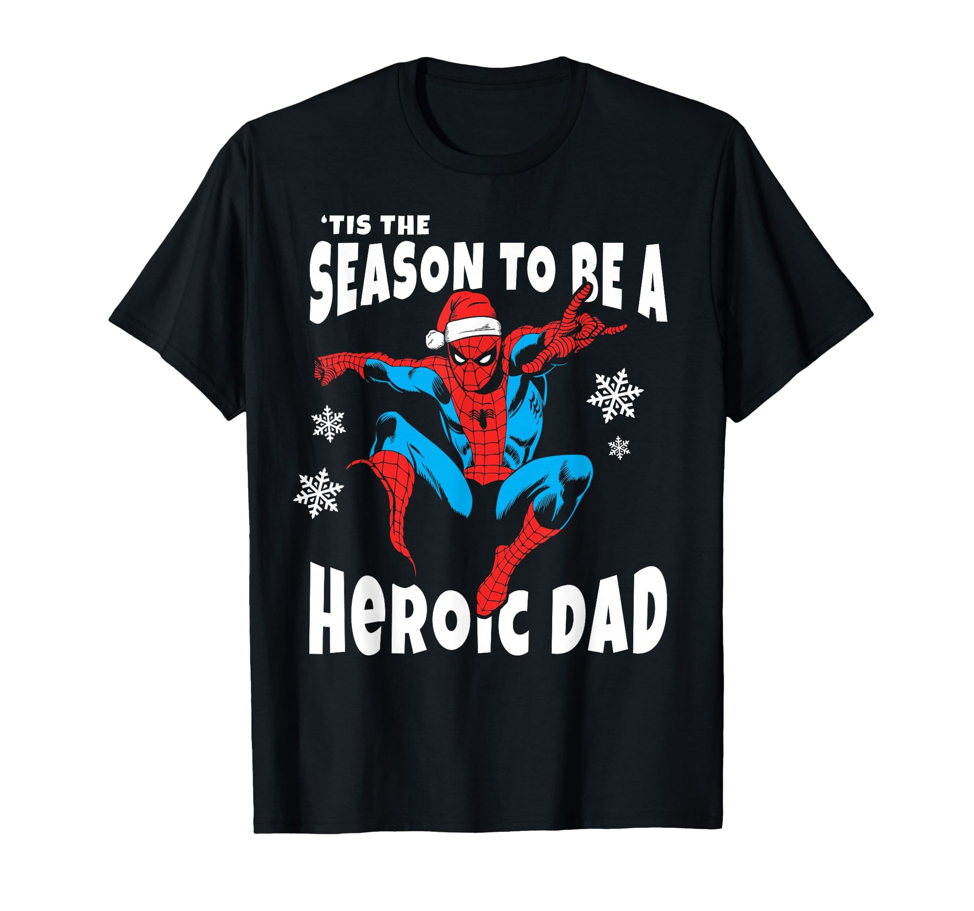 Marvel Spider Season To Be Heroic Dad T-Shirt - Unique Graphic Men Women - T-Shirt, Sweatshirt, Hoodie