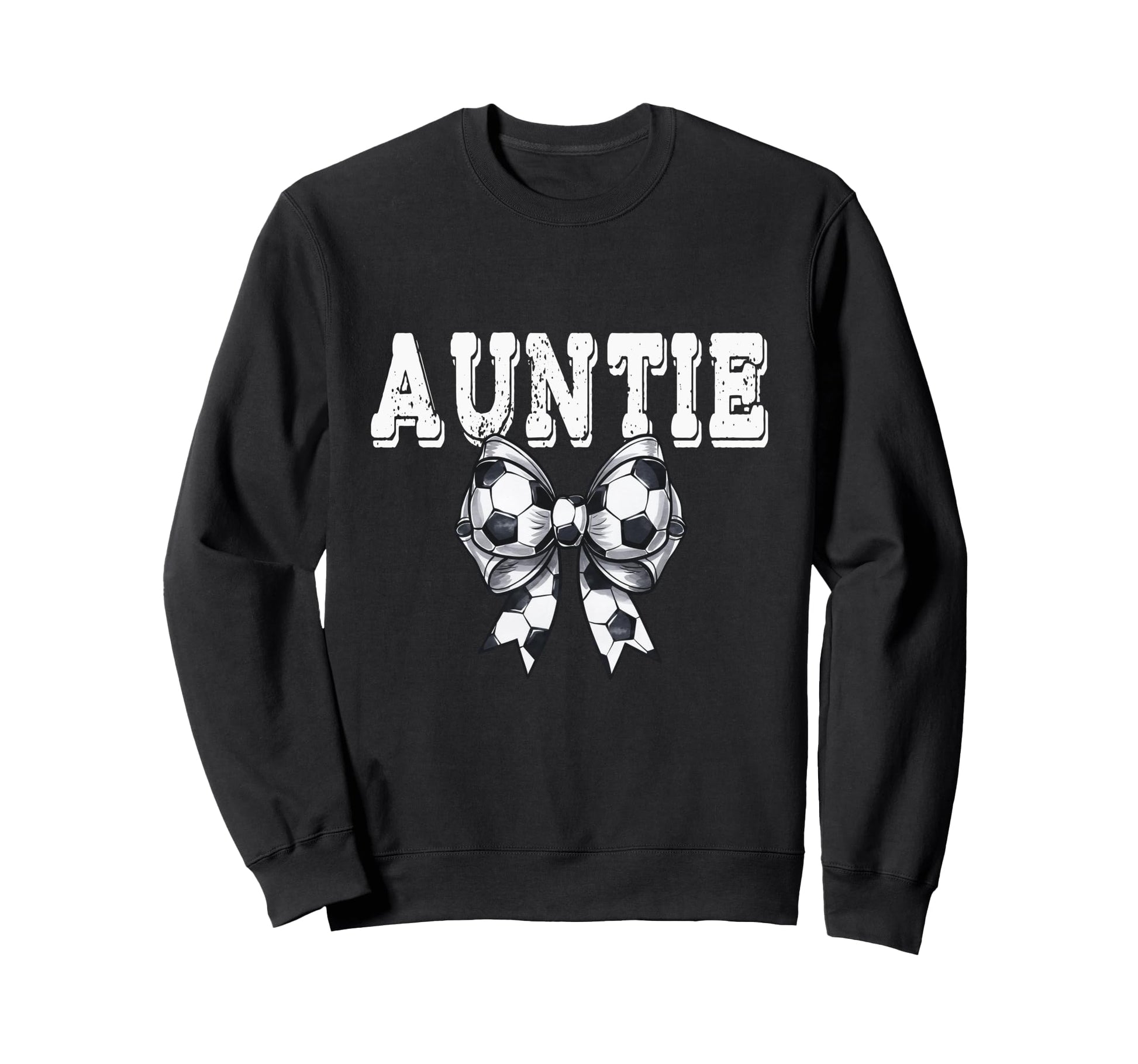 Coquette Soccer Bow Mom Sister Auntie Sweatshirt - Minimalist Print Unisex - T-Shirt, Sweatshirt, Hoodie