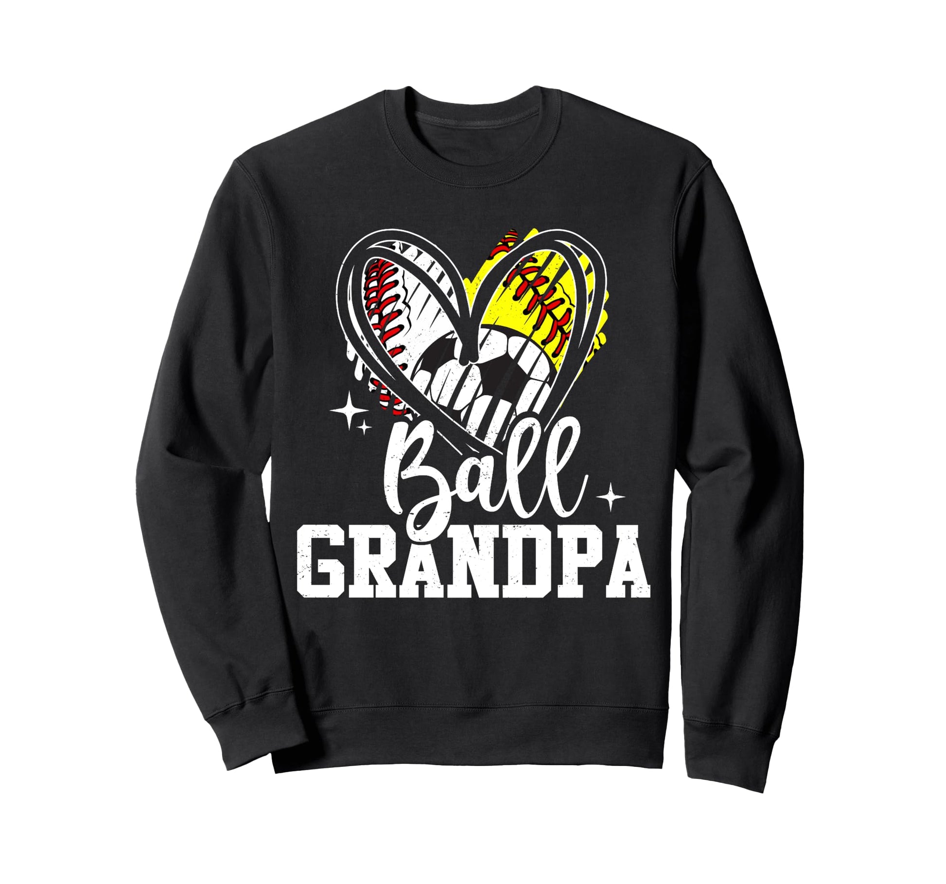 Ball Grandpa Baseball Softball Soccer Sweatshirt - Novelty Apparel Unisex - T-Shirt, Sweatshirt, Hoodie