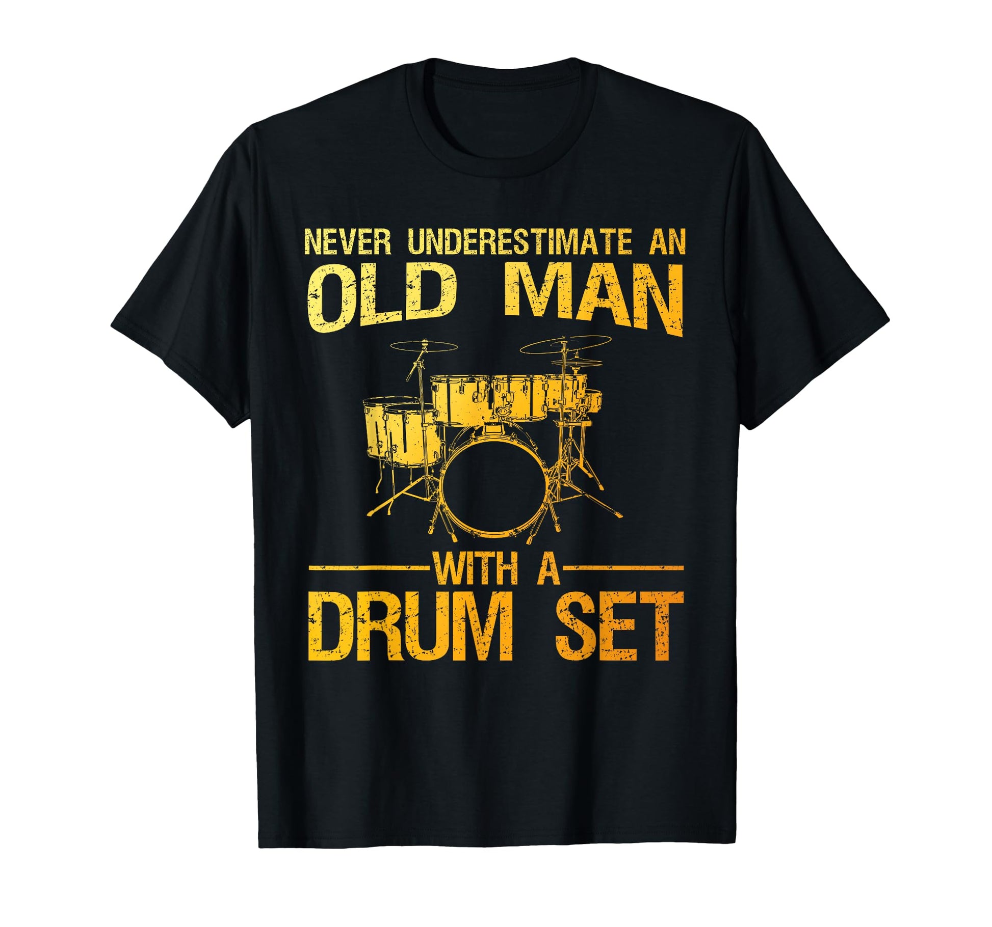 Funny Drummer Art Grandpa Drumline T-Shirt - Unique Graphic Unisex - T-Shirt, Sweatshirt, Hoodie
