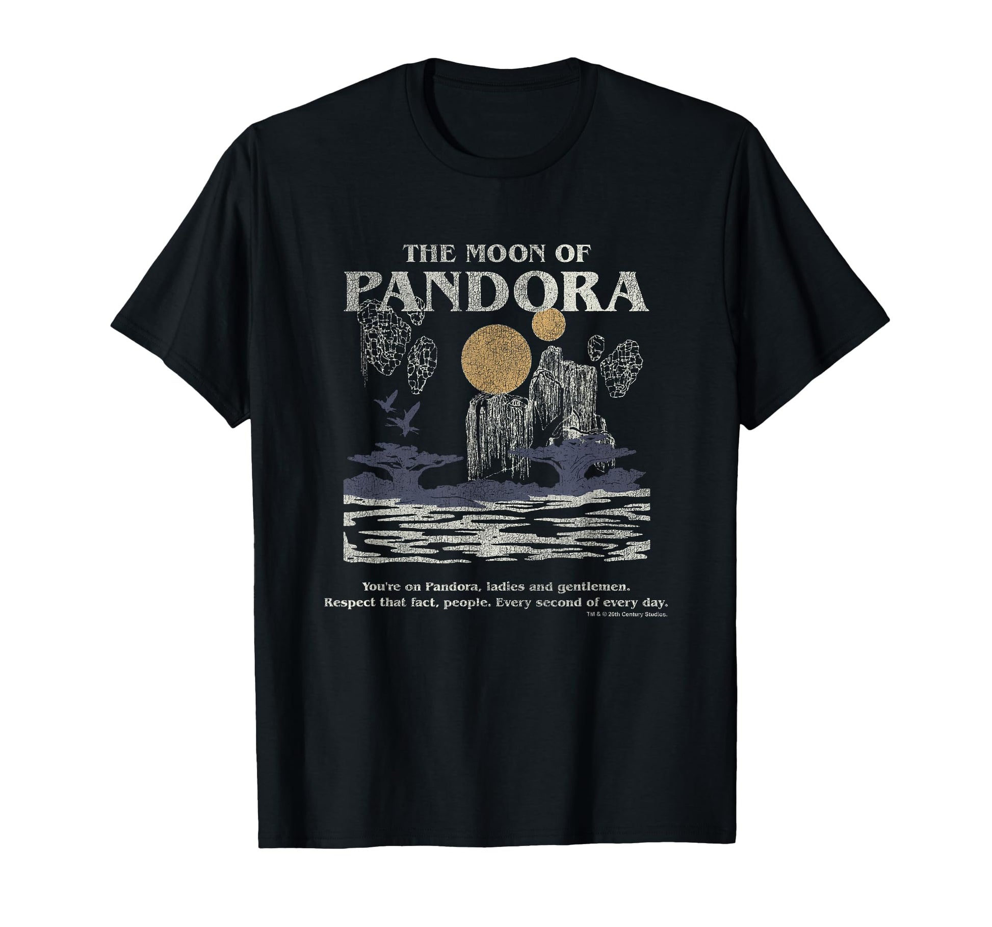 Avatar Moon Pandora Travel Landscape T-Shirt - Custom Art Print Men Women - T-Shirt, Sweatshirt, Hoodie