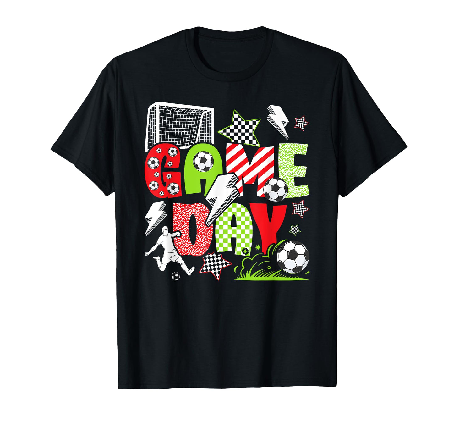 Soccer Game Day Game Day Soccer T-Shirt - Unique Graphic Men Women - T-Shirt, Sweatshirt, Hoodie