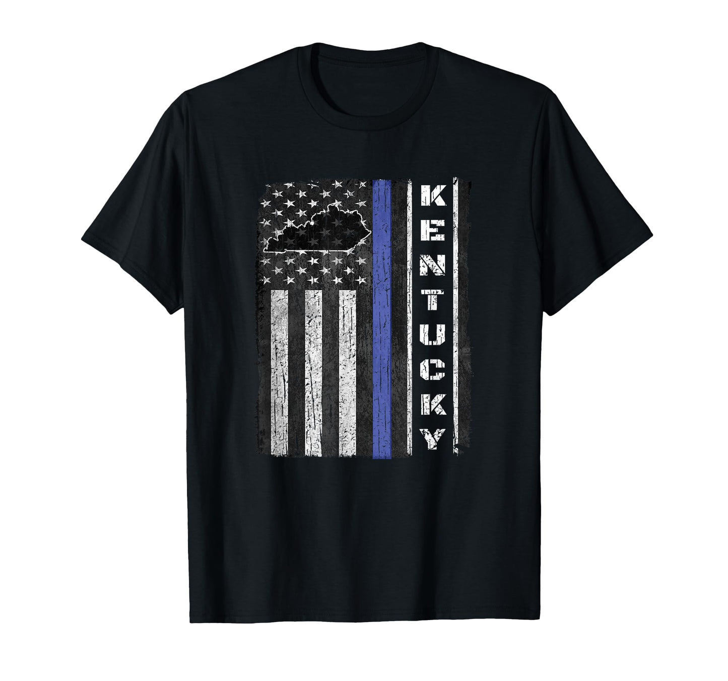 Kentucky Thin Blue Line Police Week T-Shirt - Casual Everyday Wear Unisex - T-Shirt, Sweatshirt, Hoodie