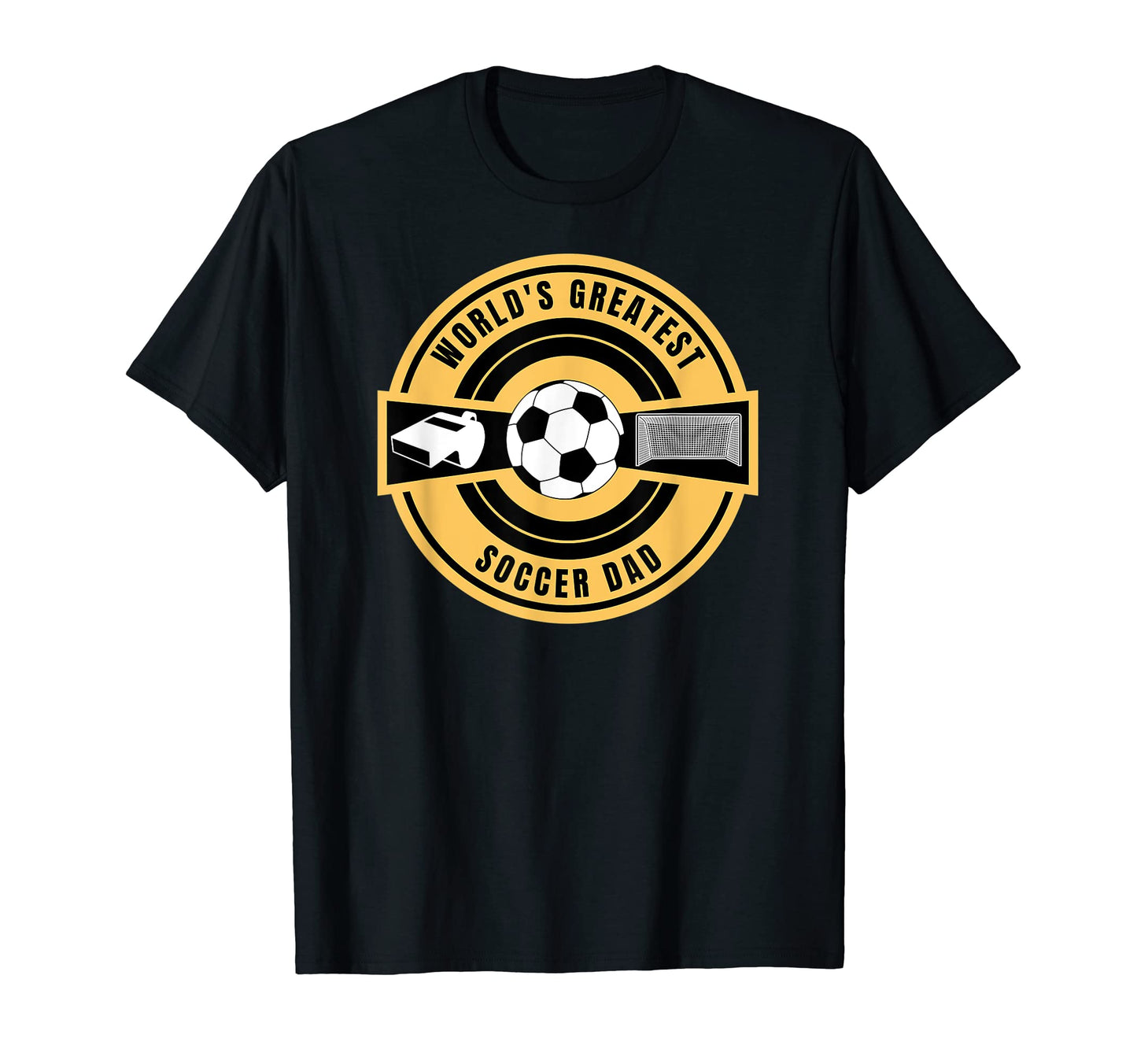 Worlds Greatest Soccer Dad T-Shirt - Minimalist Print Men Women - T-Shirt, Sweatshirt, Hoodie