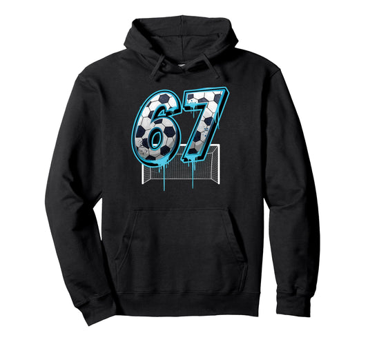 67 Goalkeeper Drip Six Seven Meme Hoodie - Minimalist Print Men Women - T-Shirt, Sweatshirt, Hoodie