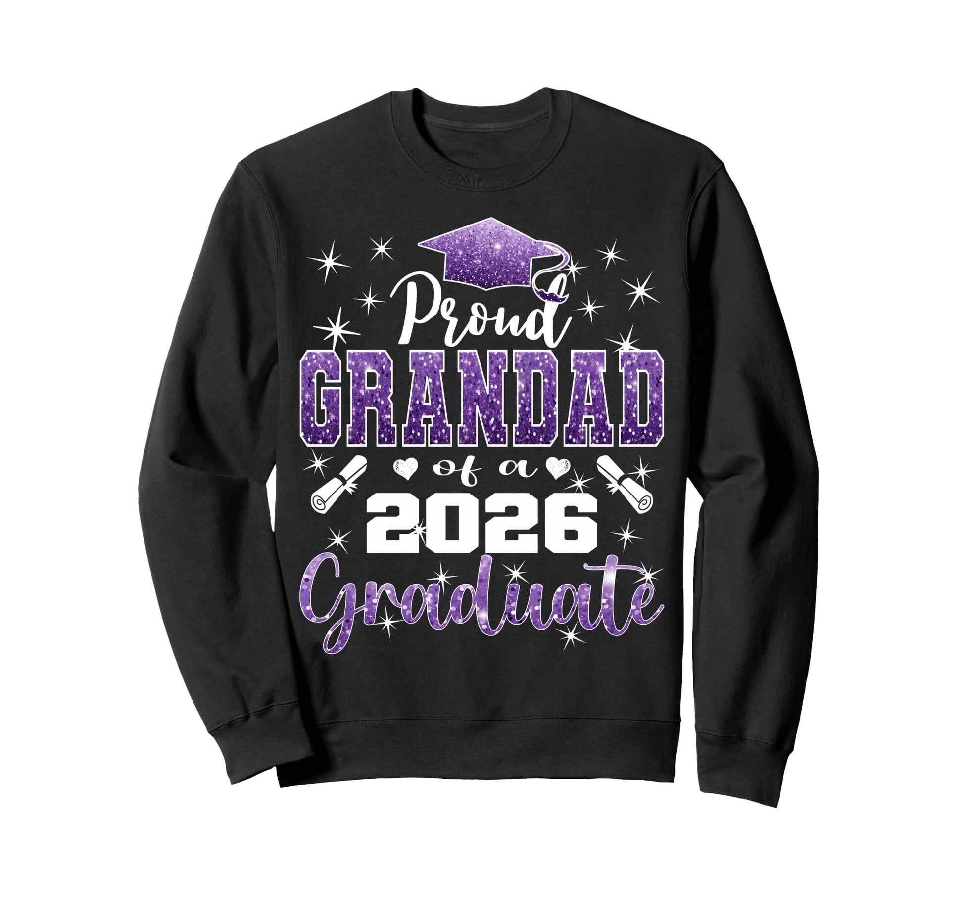 Super Proud Grandad 2026 Graduate Sweatshirt - Minimalist Print Unisex - T-Shirt, Sweatshirt, Hoodie