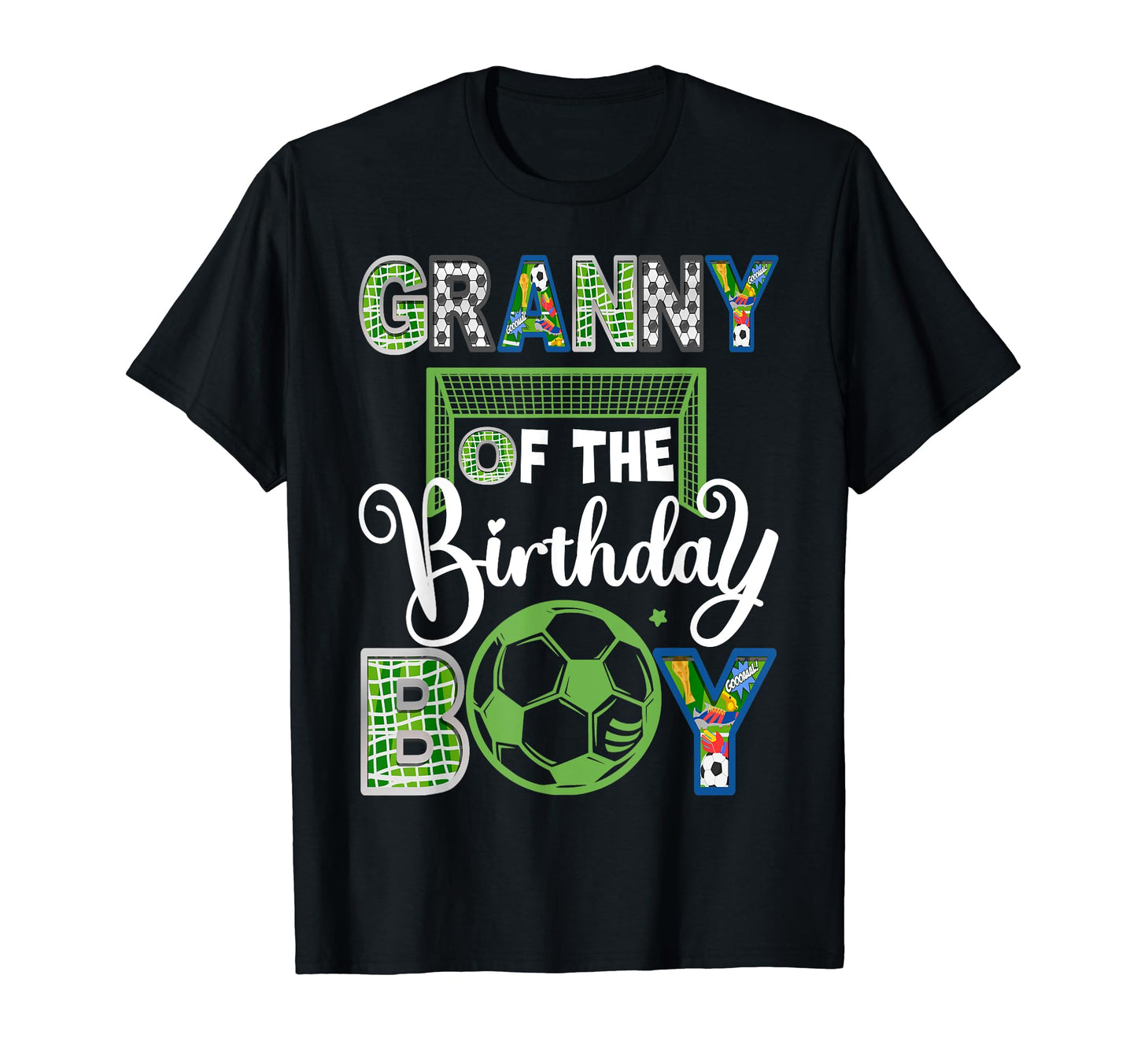 Granny Birthday Soccer Baller Birthday T-Shirt - Custom Art Print Men Women - T-Shirt, Sweatshirt, Hoodie