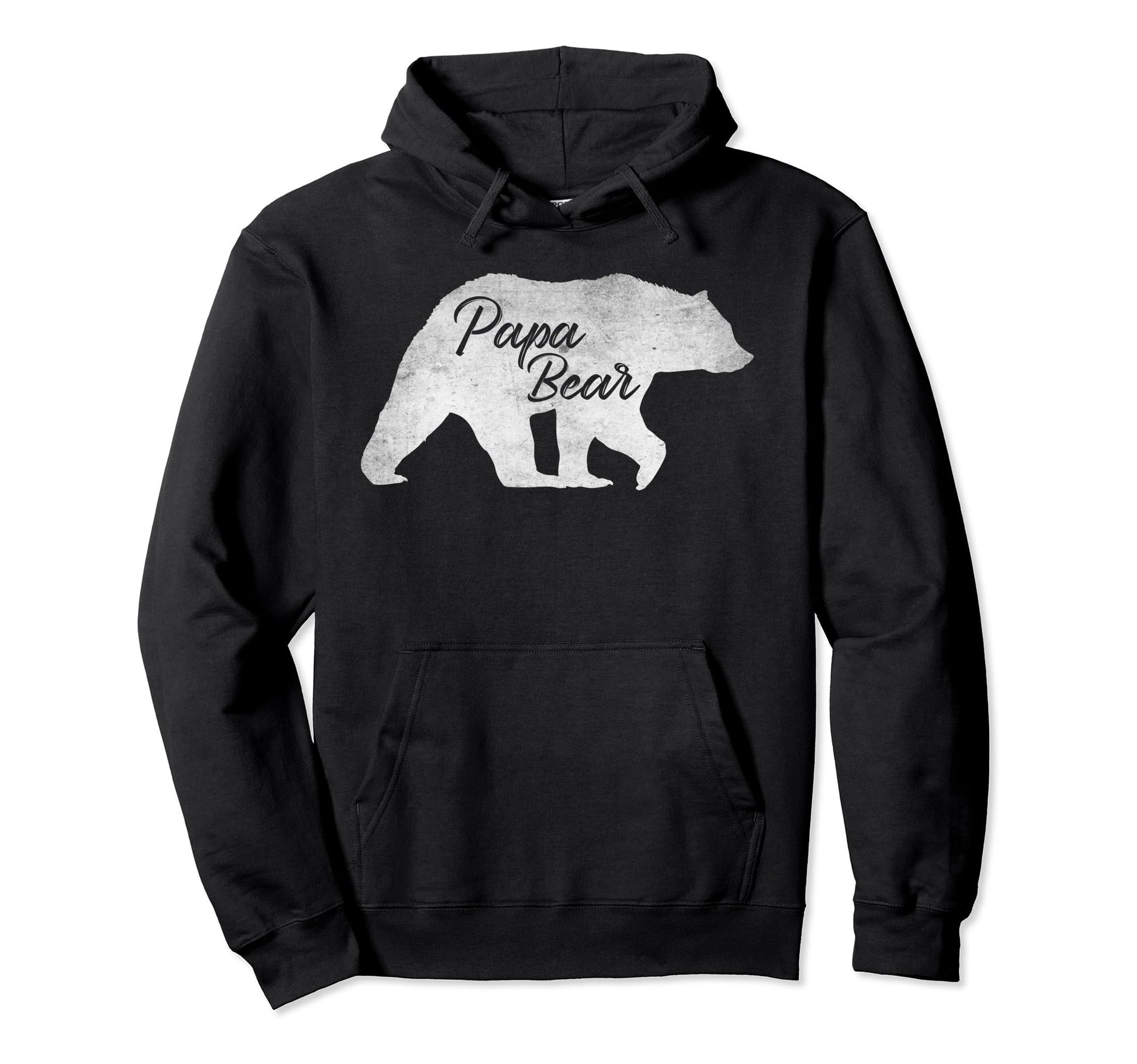 Bear Dad Daddy Family Matching Papa Hoodie - Minimalist Print for Adults - T-Shirt, Sweatshirt, Hoodie