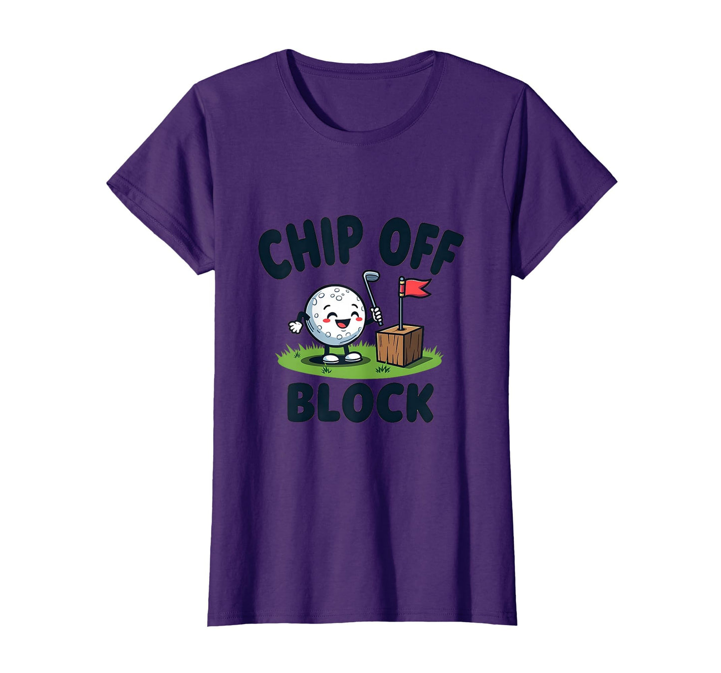 Chip Off Block Funny Golf Dad T-Shirt - Graphic Print for Adults - T-Shirt, Sweatshirt, Hoodie
