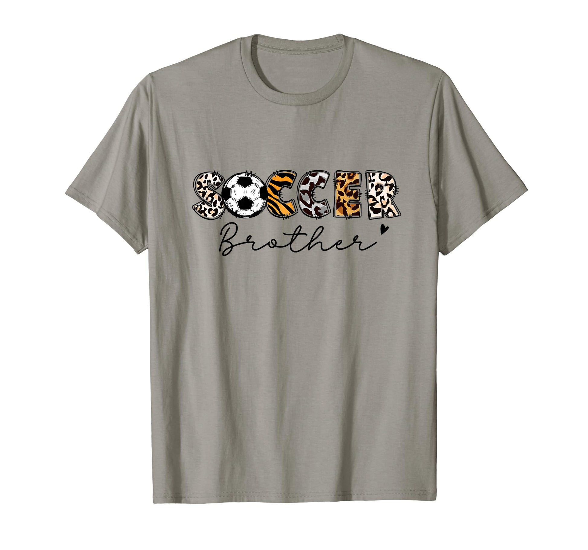 Soccer Brother Leopard Brother Soccer T-Shirt - Graphic Print Men Women - T-Shirt, Sweatshirt, Hoodie