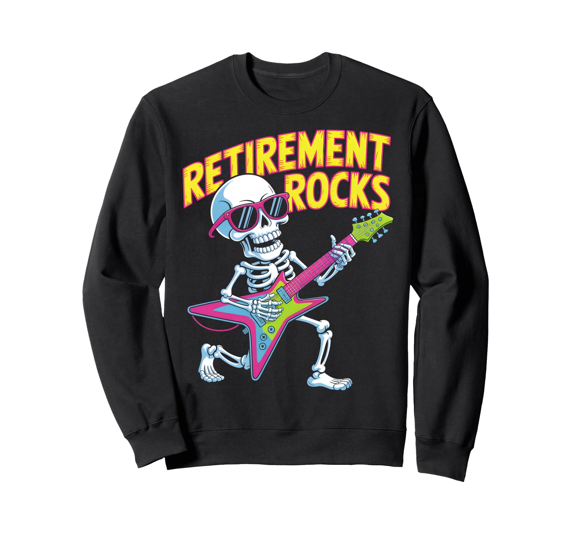 Retirement Rocks Electric Sweatshirt - Casual Everyday Wear for Adults - T-Shirt, Sweatshirt, Hoodie