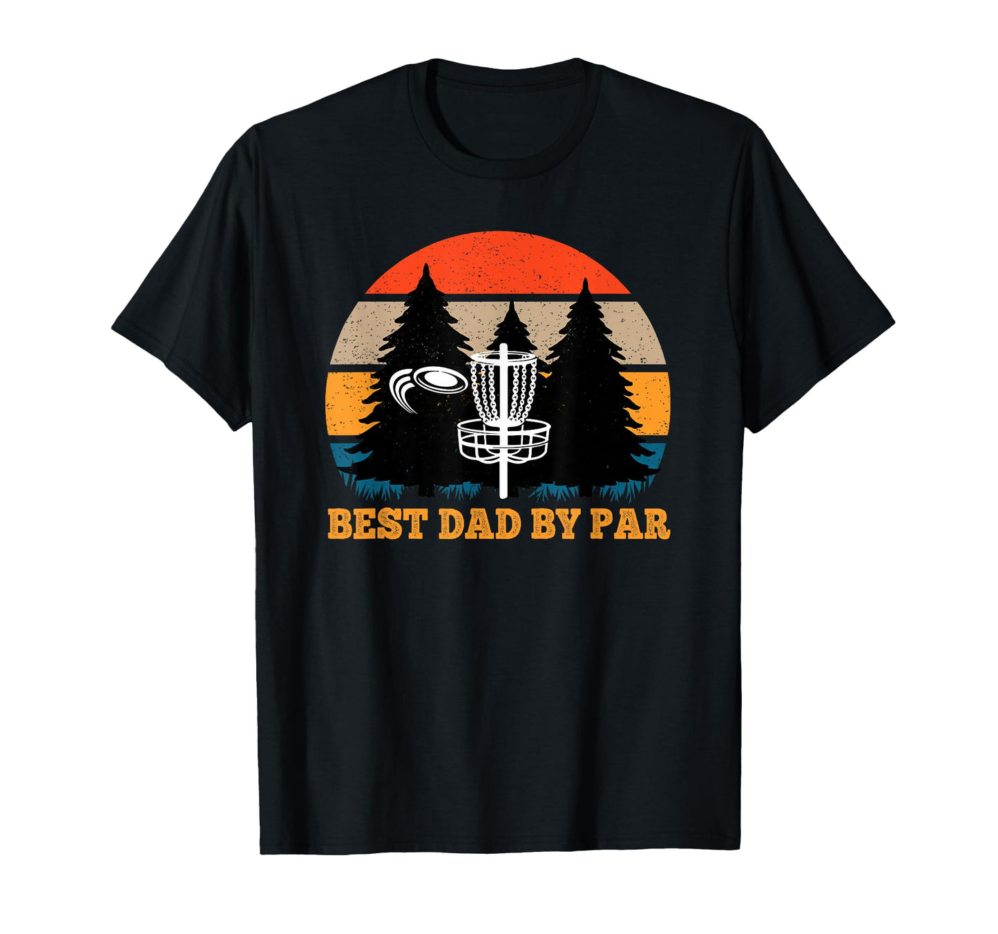 Frisbee Golf Fathers Day Funny Best Dad T-Shirt - Custom Art Print Unisex - T-Shirt, Sweatshirt, Hoodie