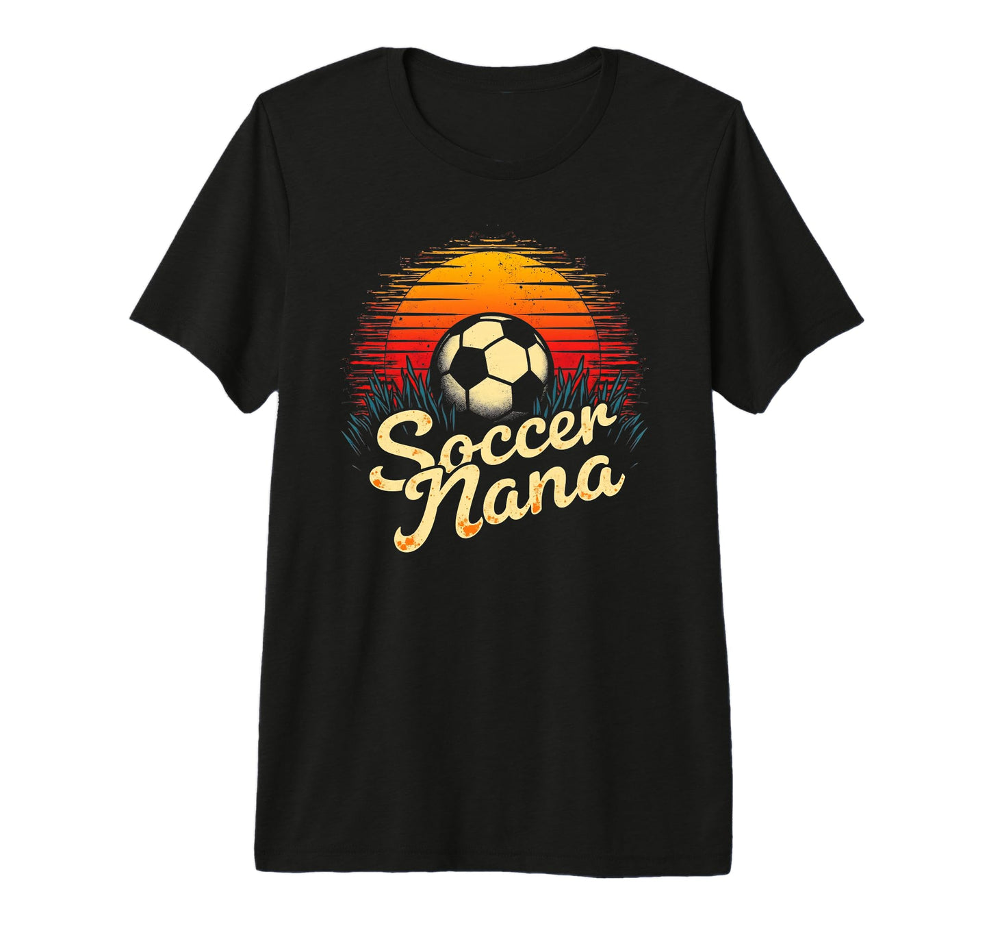 Proud Soccer Nana Funny Grandma Lover T-Shirt - Minimalist Print Unisex - T-Shirt, Sweatshirt, Hoodie