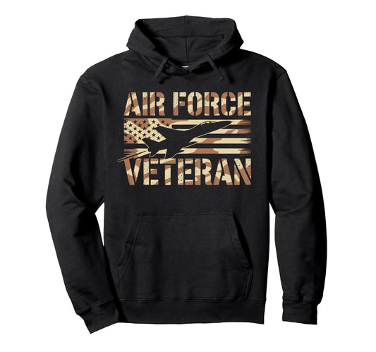 Air Force Veteran Us American Flag Hoodie - Custom Art Print for Adults - T-Shirt, Sweatshirt, Hoodie