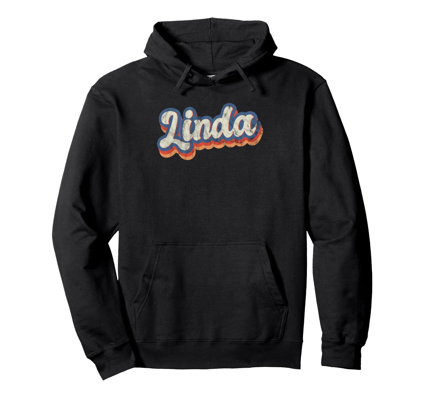 Linda Personalized Name Custom Hoodie - Fun Novelty Design Men Women - T-Shirt, Sweatshirt, Hoodie