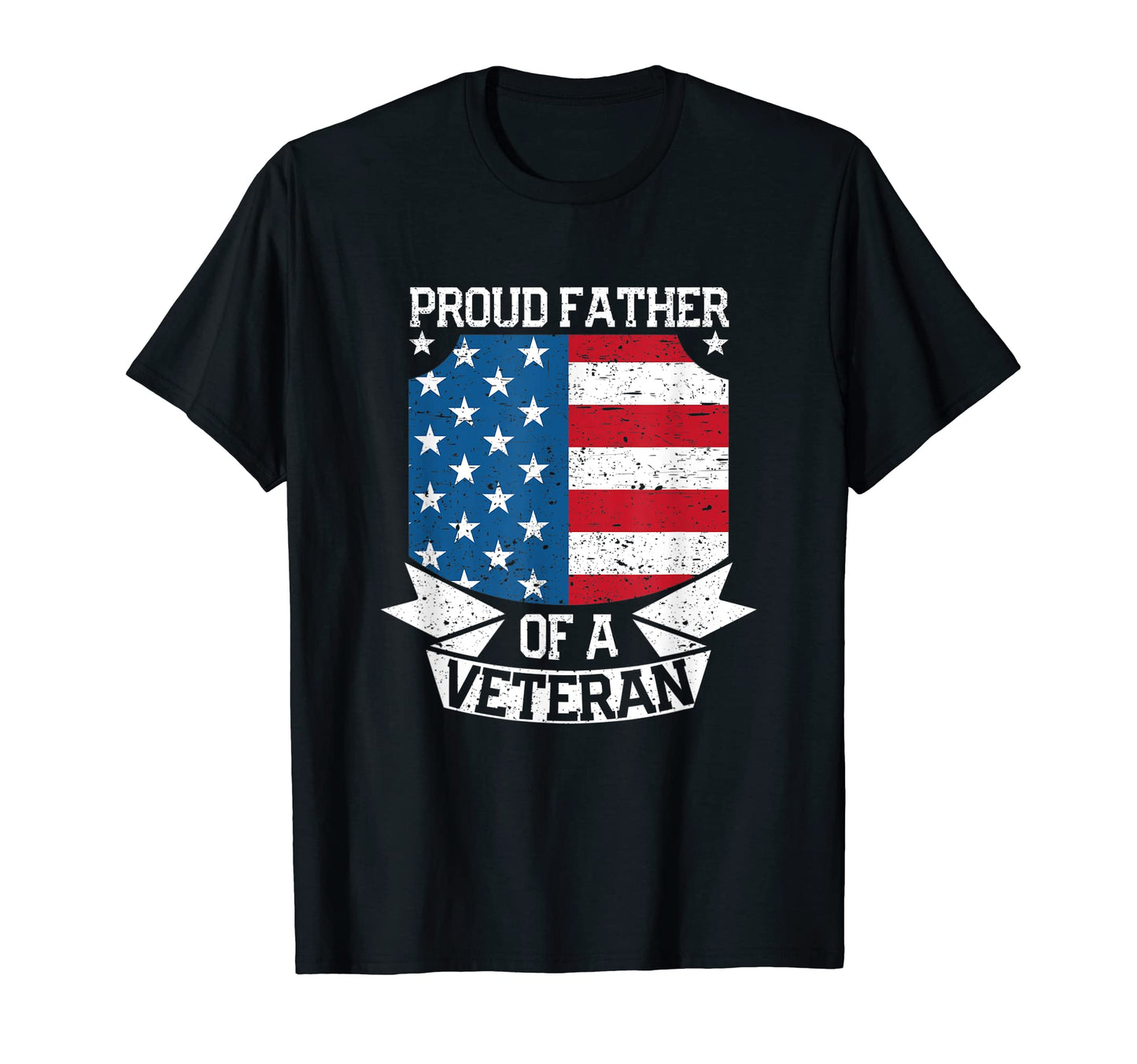 Mens Proud Father Veteran Military T-Shirt - Minimalist Print for Adults - T-Shirt, Sweatshirt, Hoodie
