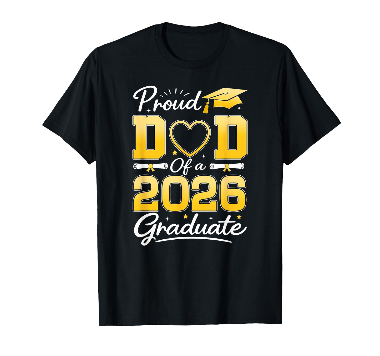 Proud Dad Class 2026 Graduate Senior T-Shirt - Aesthetic Graphic Unisex - T-Shirt, Sweatshirt, Hoodie