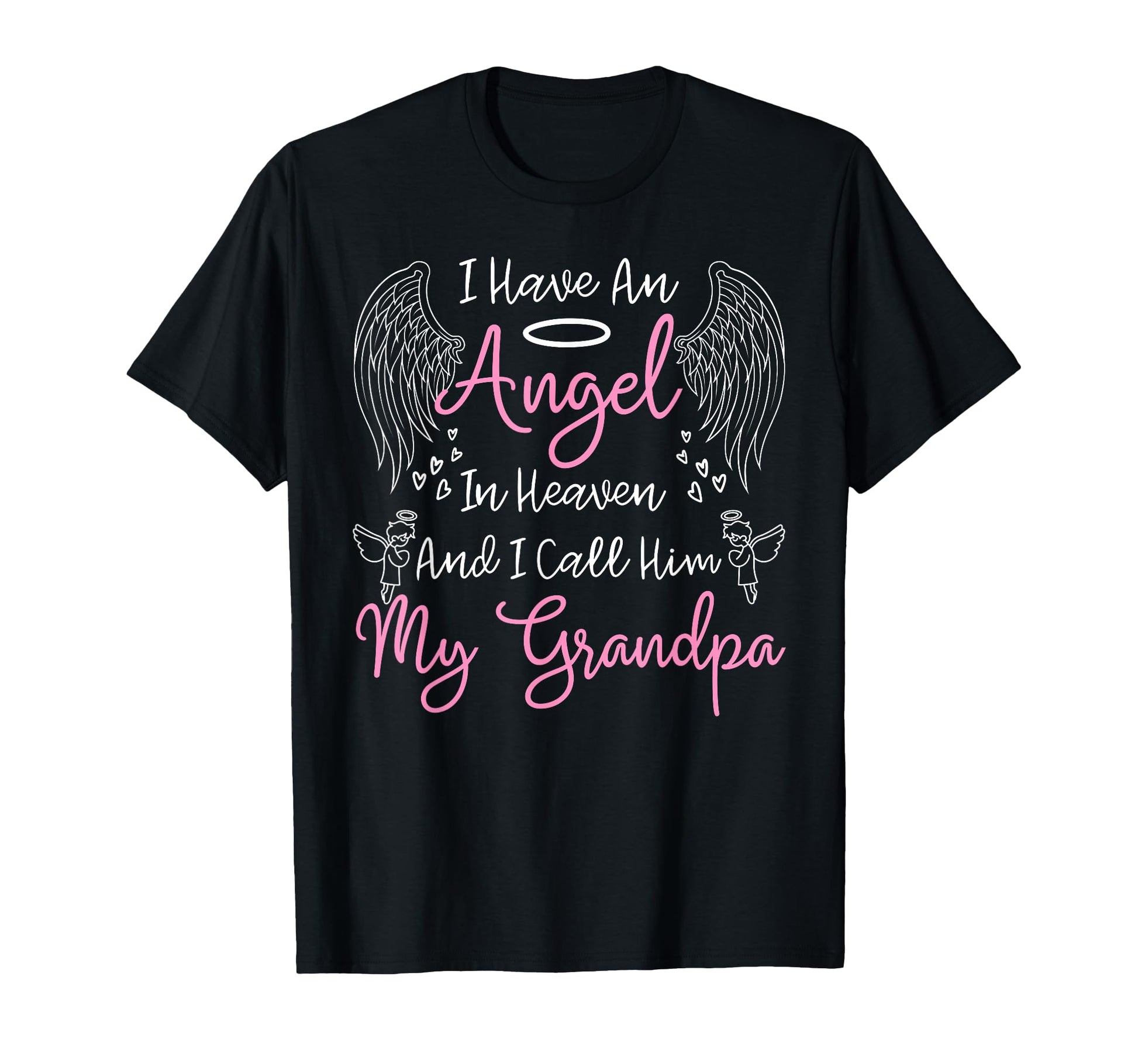 I Have Angel Heaven And I Call Him My T-Shirt - Custom Art Print Men Women - T-Shirt, Sweatshirt, Hoodie