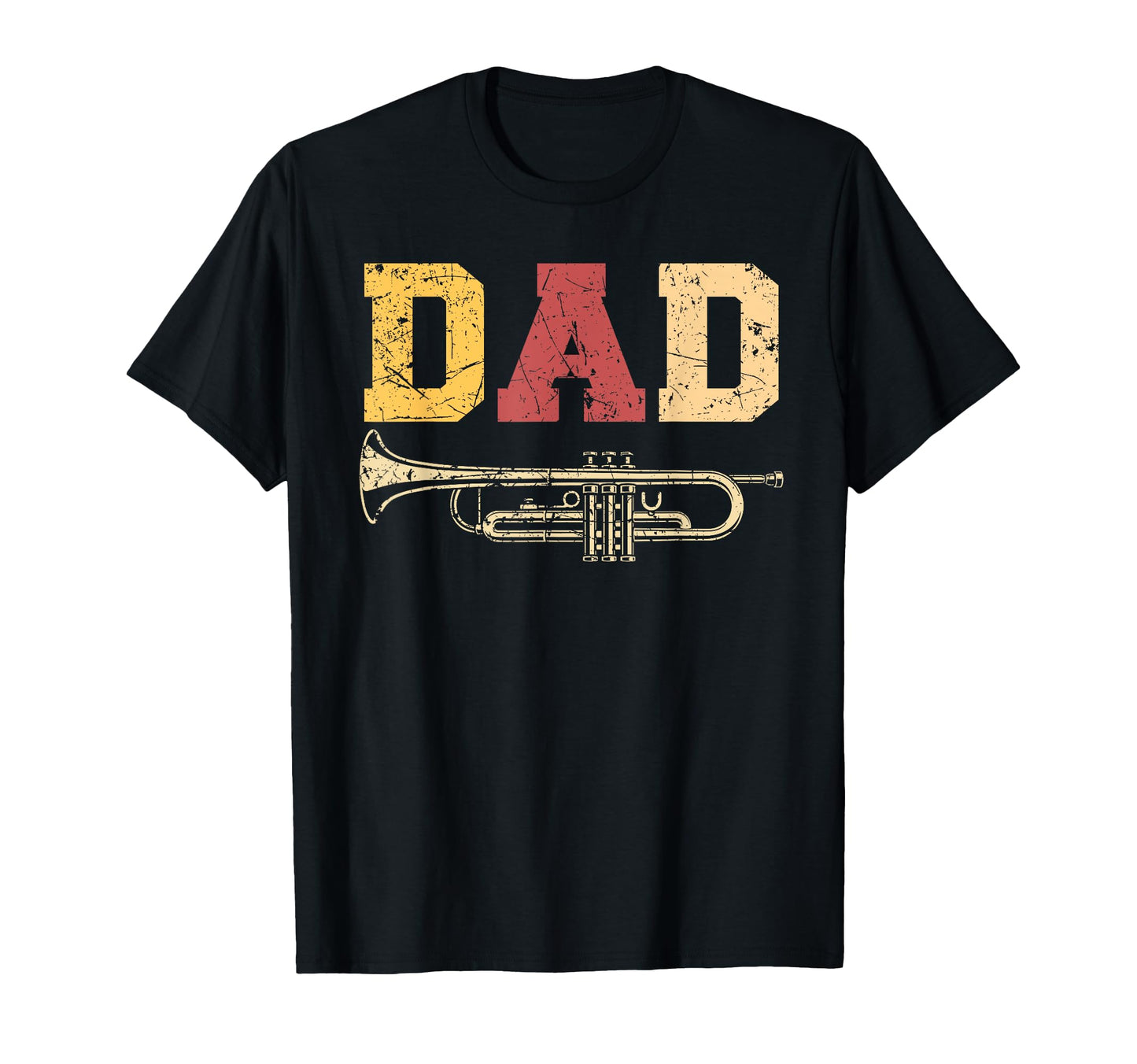 Trumpet Dad Musical Instrument T-Shirt - Minimalist Print Men Women - T-Shirt, Sweatshirt, Hoodie