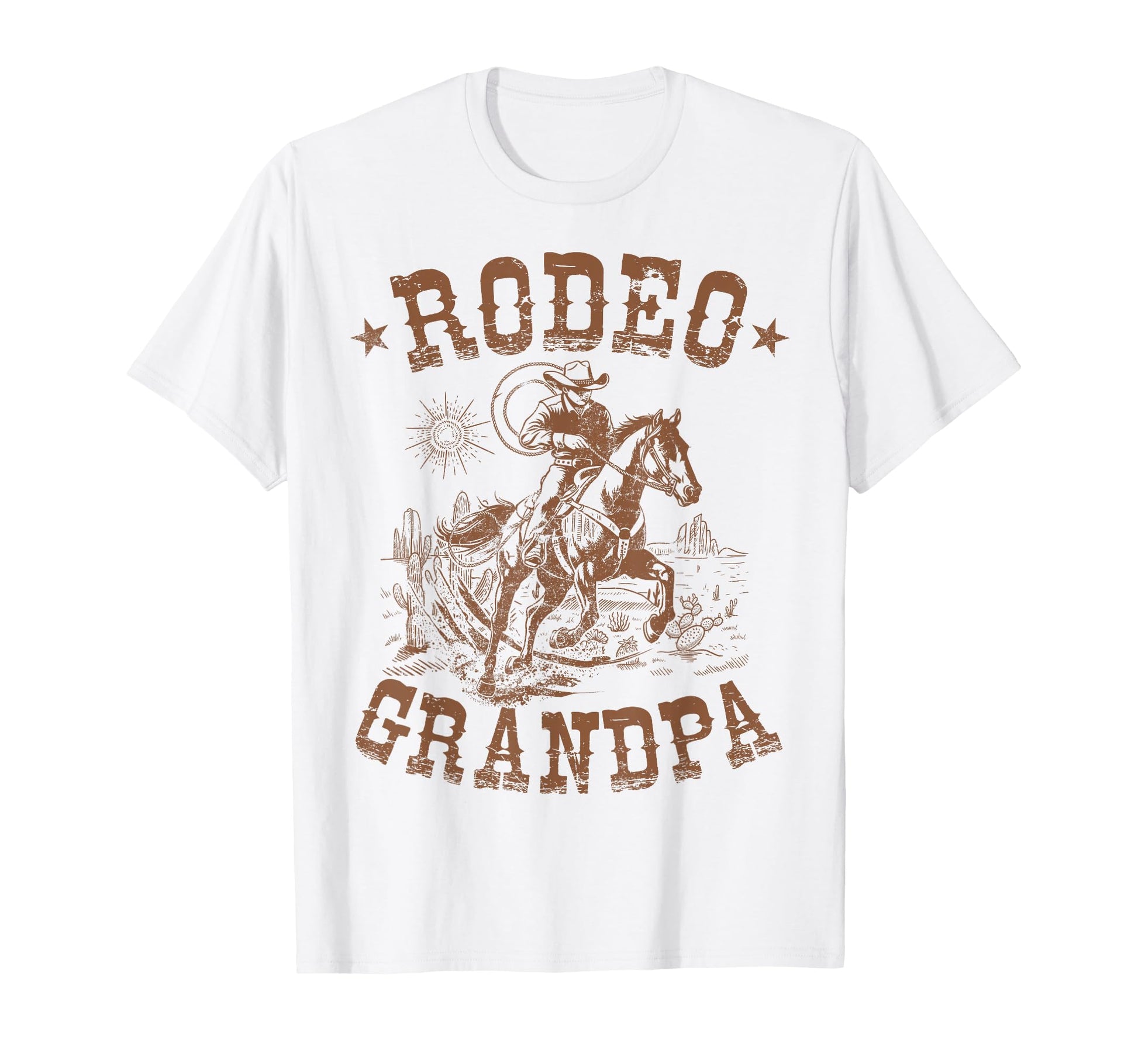 Rodeo Grandpa Western Cowboy Family T-Shirt - Aesthetic Graphic for Adults - T-Shirt, Sweatshirt, Hoodie