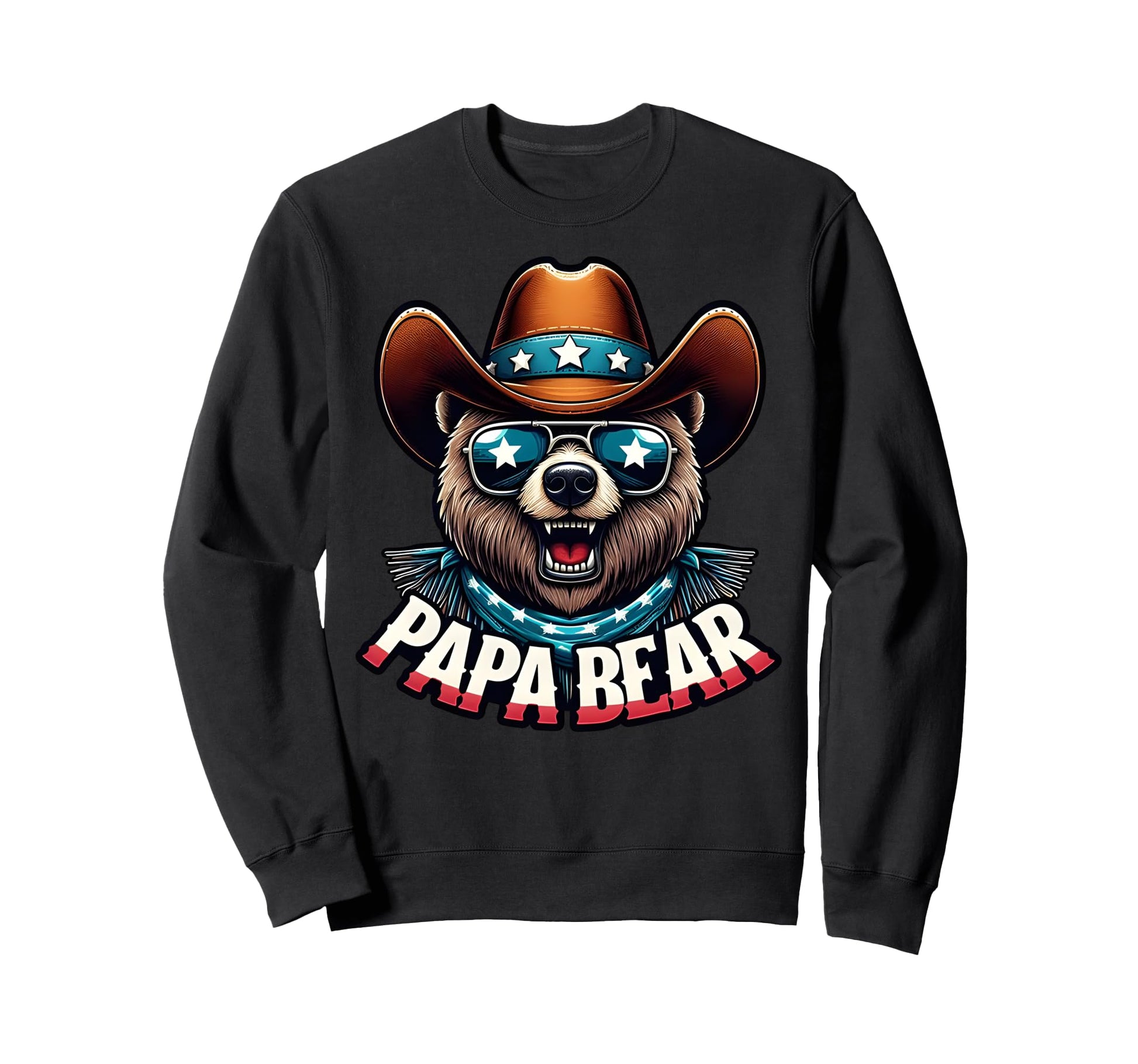 Papa Bear Gifts Funny Birthday Fun Sweatshirt - Minimalist Print Unisex - T-Shirt, Sweatshirt, Hoodie