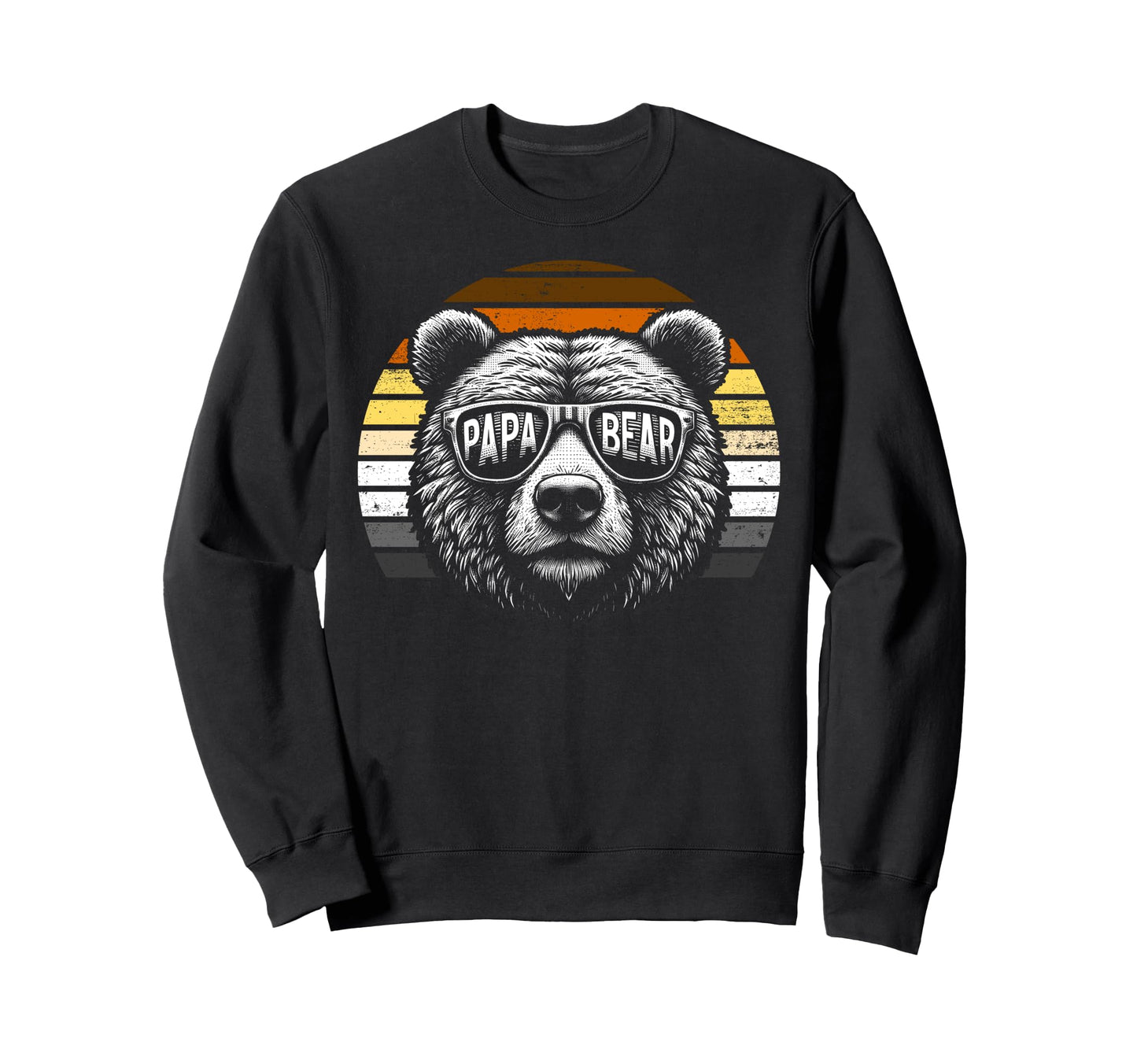 Papa Bear Gay Pride Sunglasses Sweatshirt - Casual Everyday Wear Unisex - T-Shirt, Sweatshirt, Hoodie