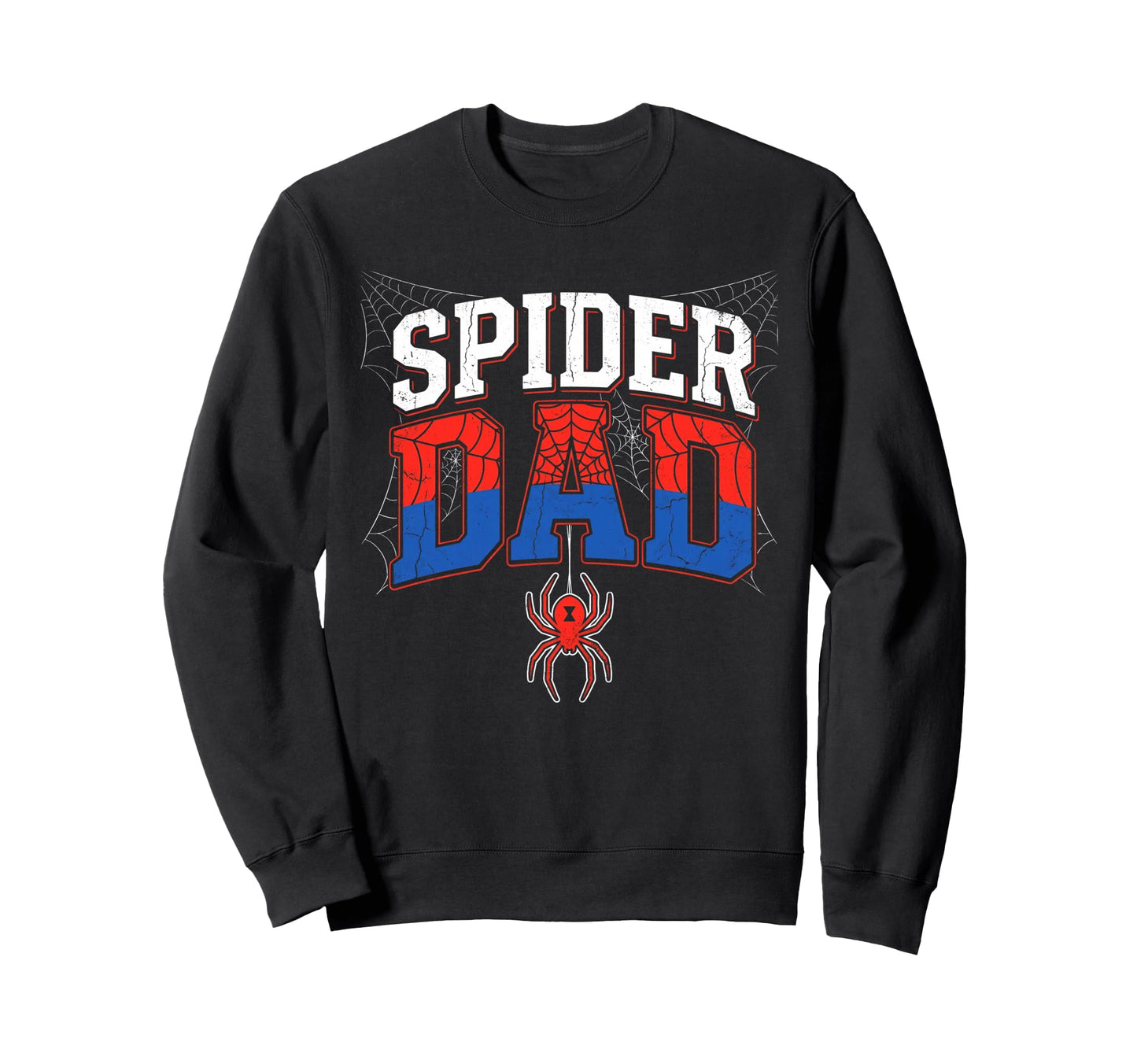 Spider Dad Family Matching Funny Sweatshirt - Minimalist Print for Adults - T-Shirt, Sweatshirt, Hoodie
